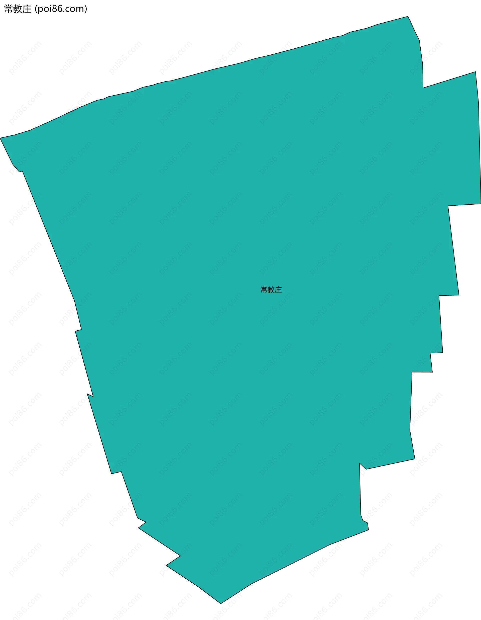 常教庄边界地图