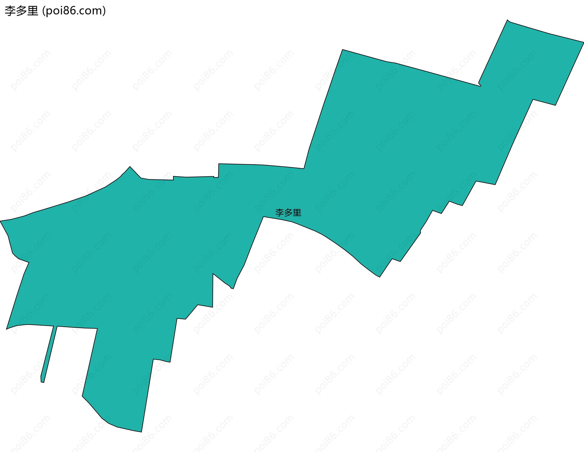 李多里边界地图