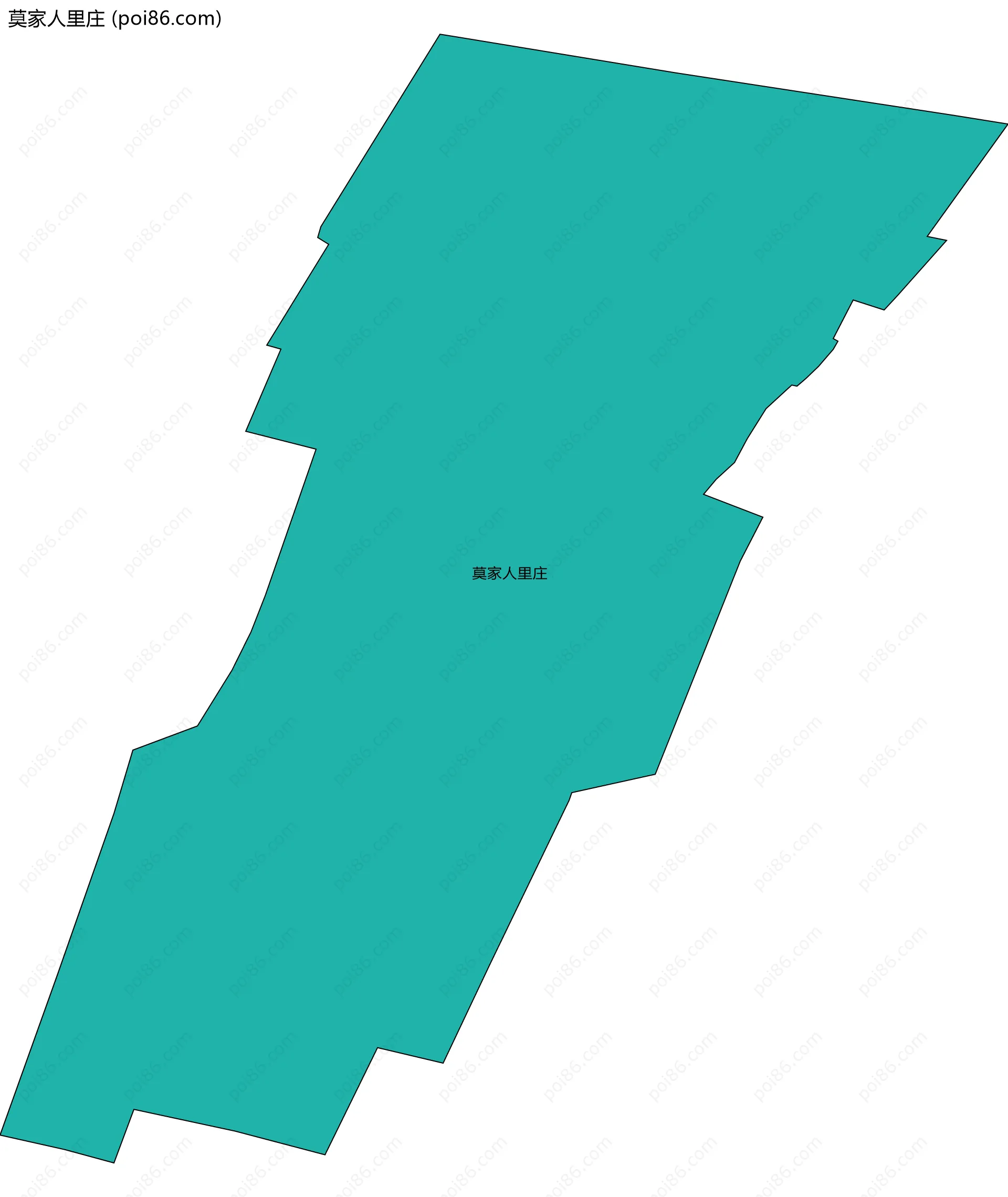 莫家人里庄边界地图