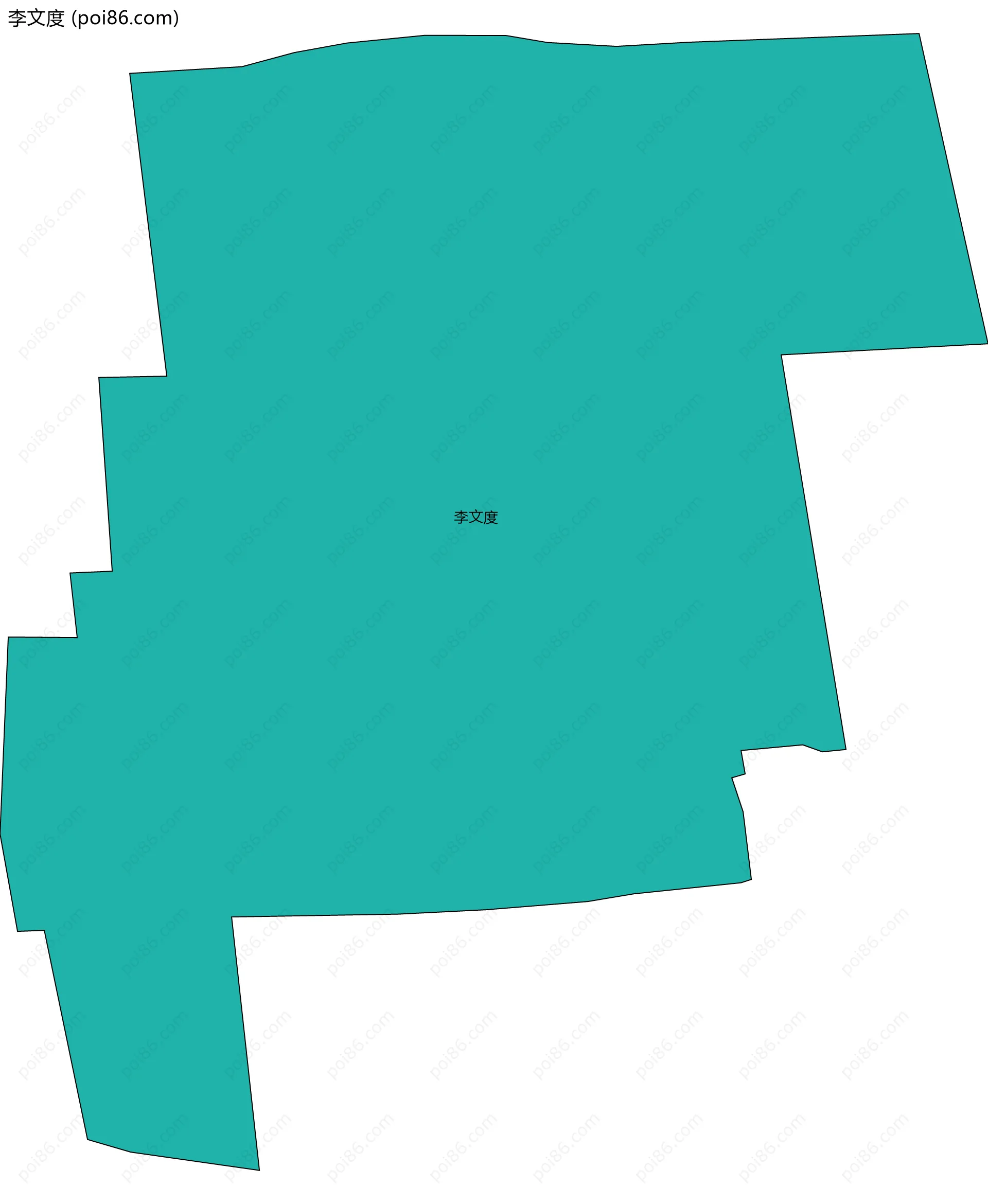 李文度边界地图