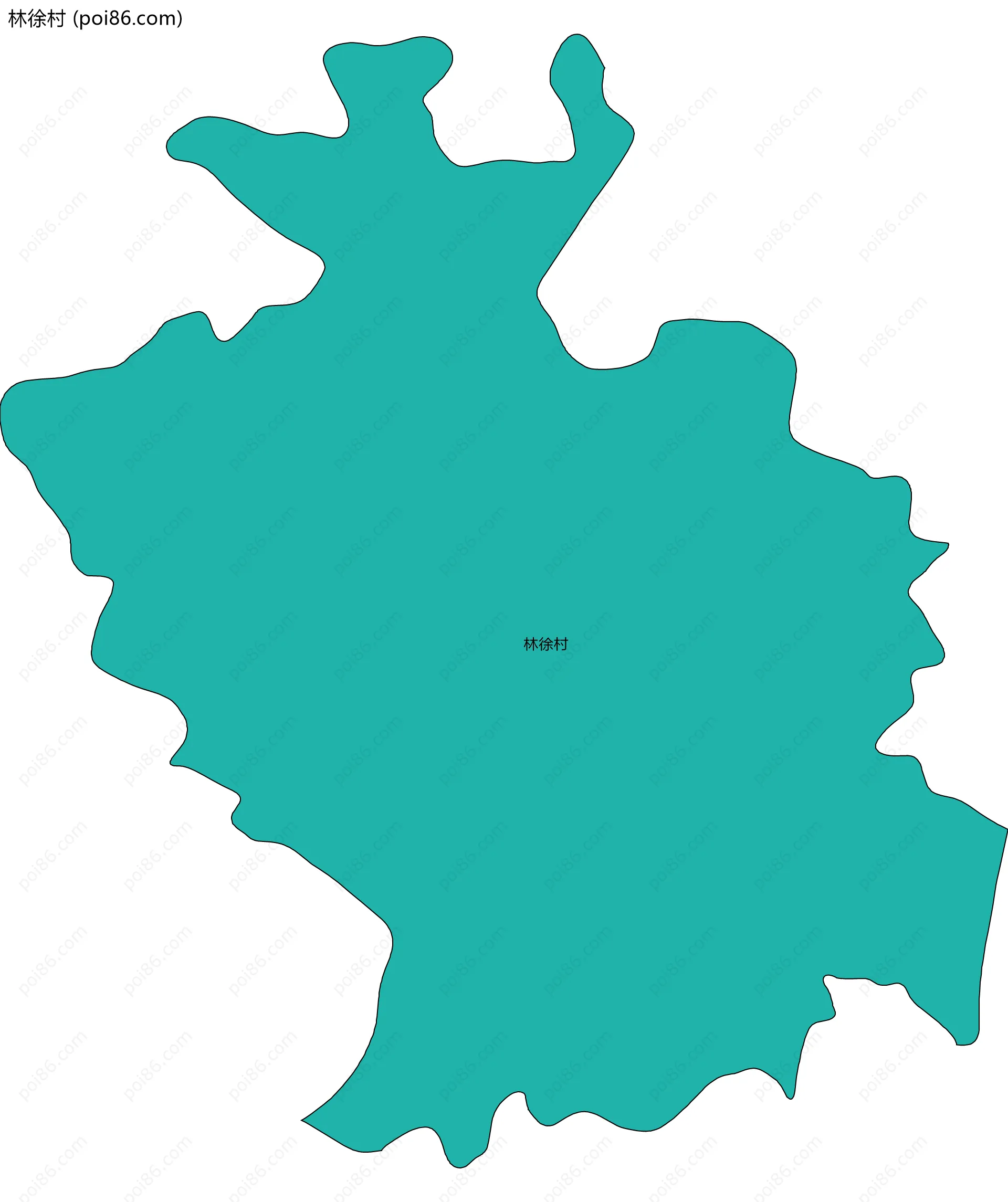 林徐村边界地图