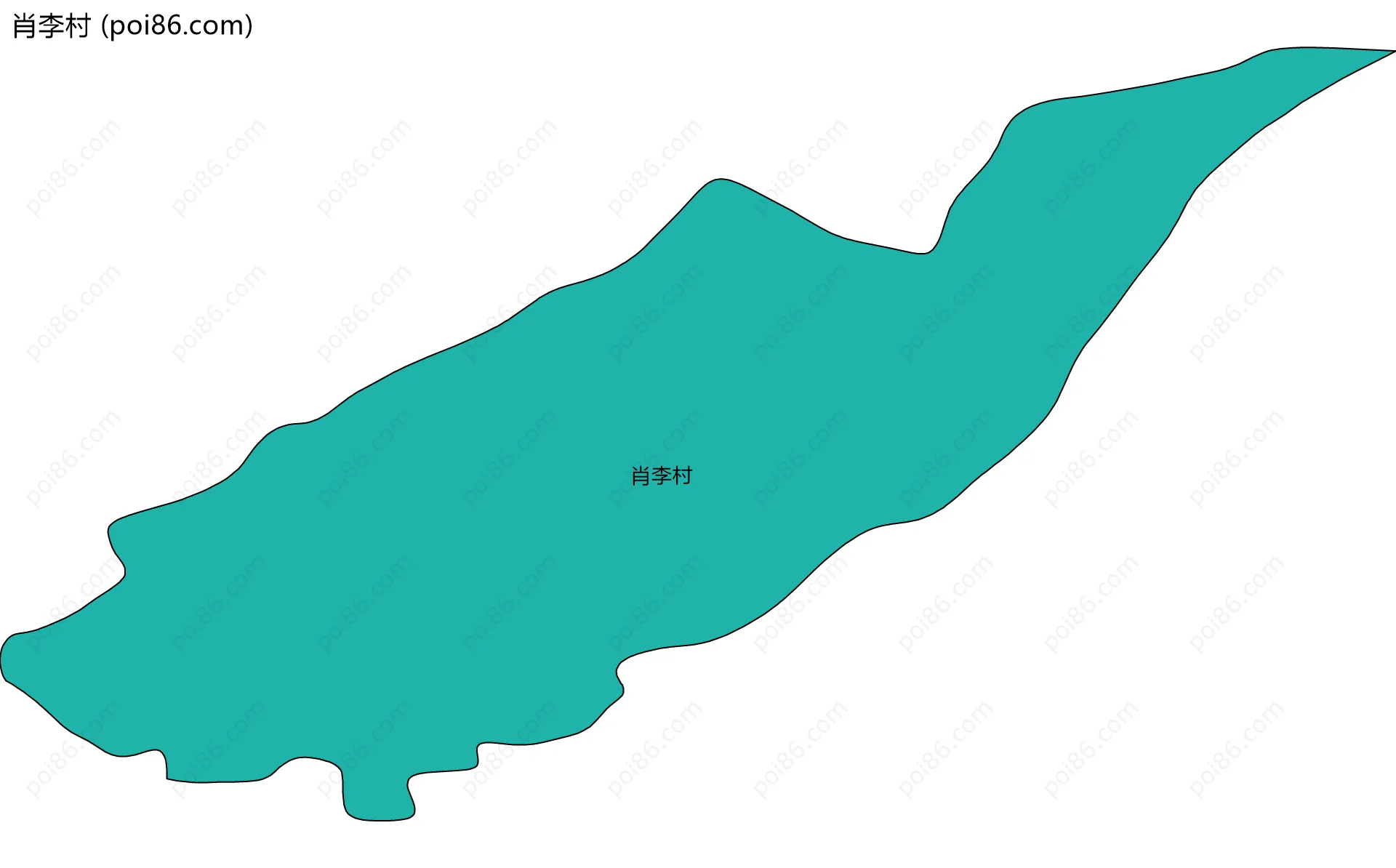 肖李村边界地图