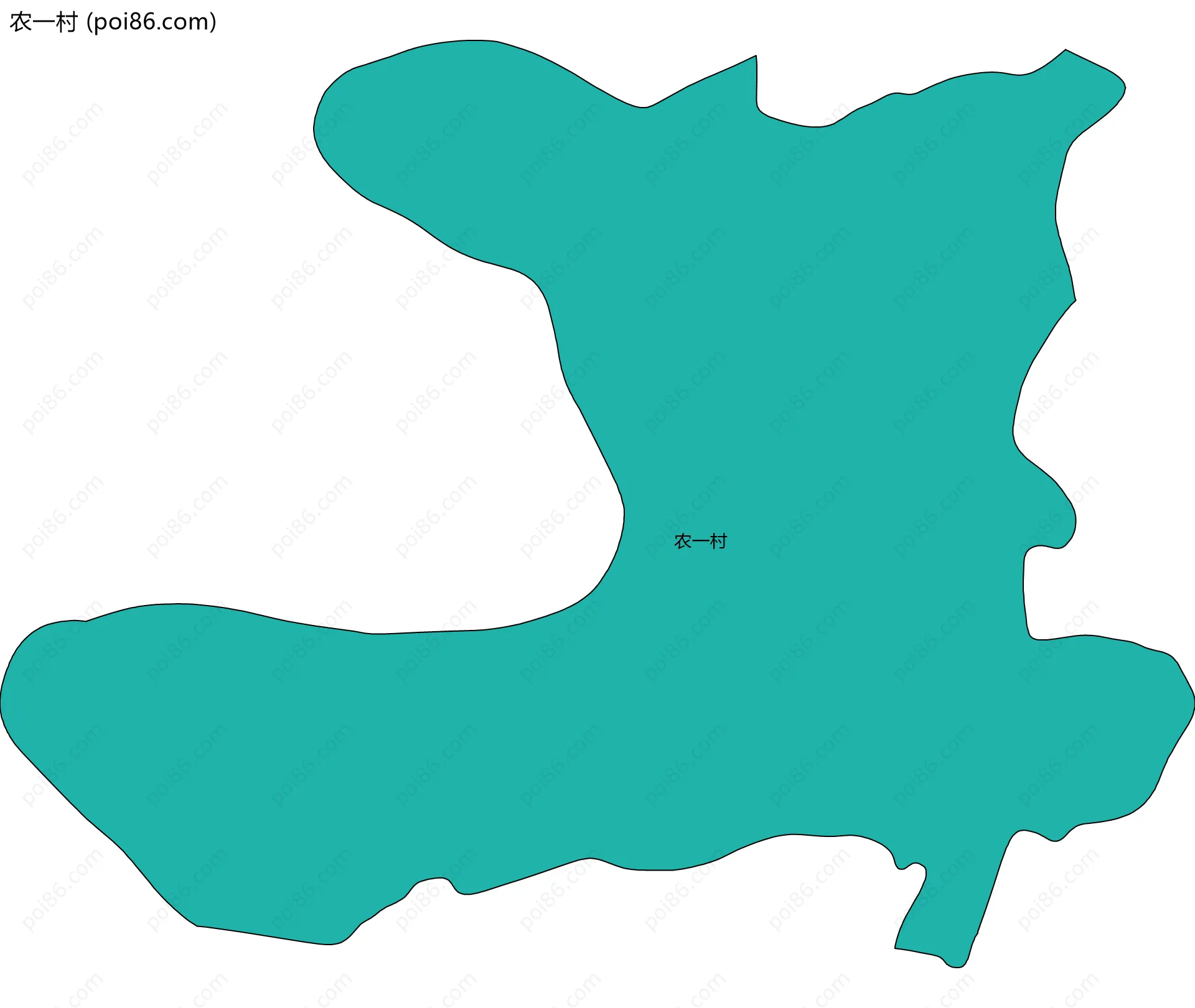 农一村边界地图
