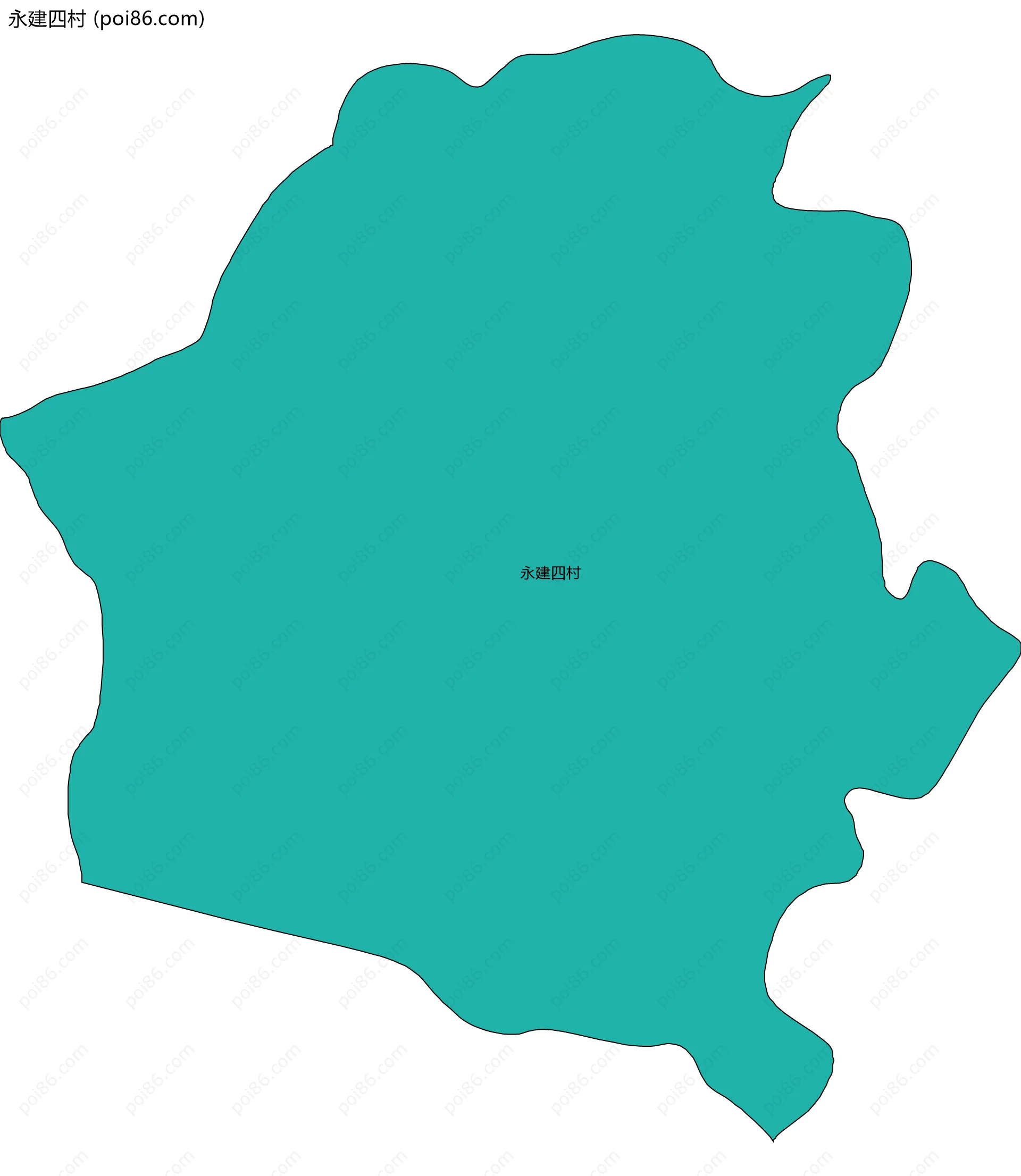 永建四村边界地图
