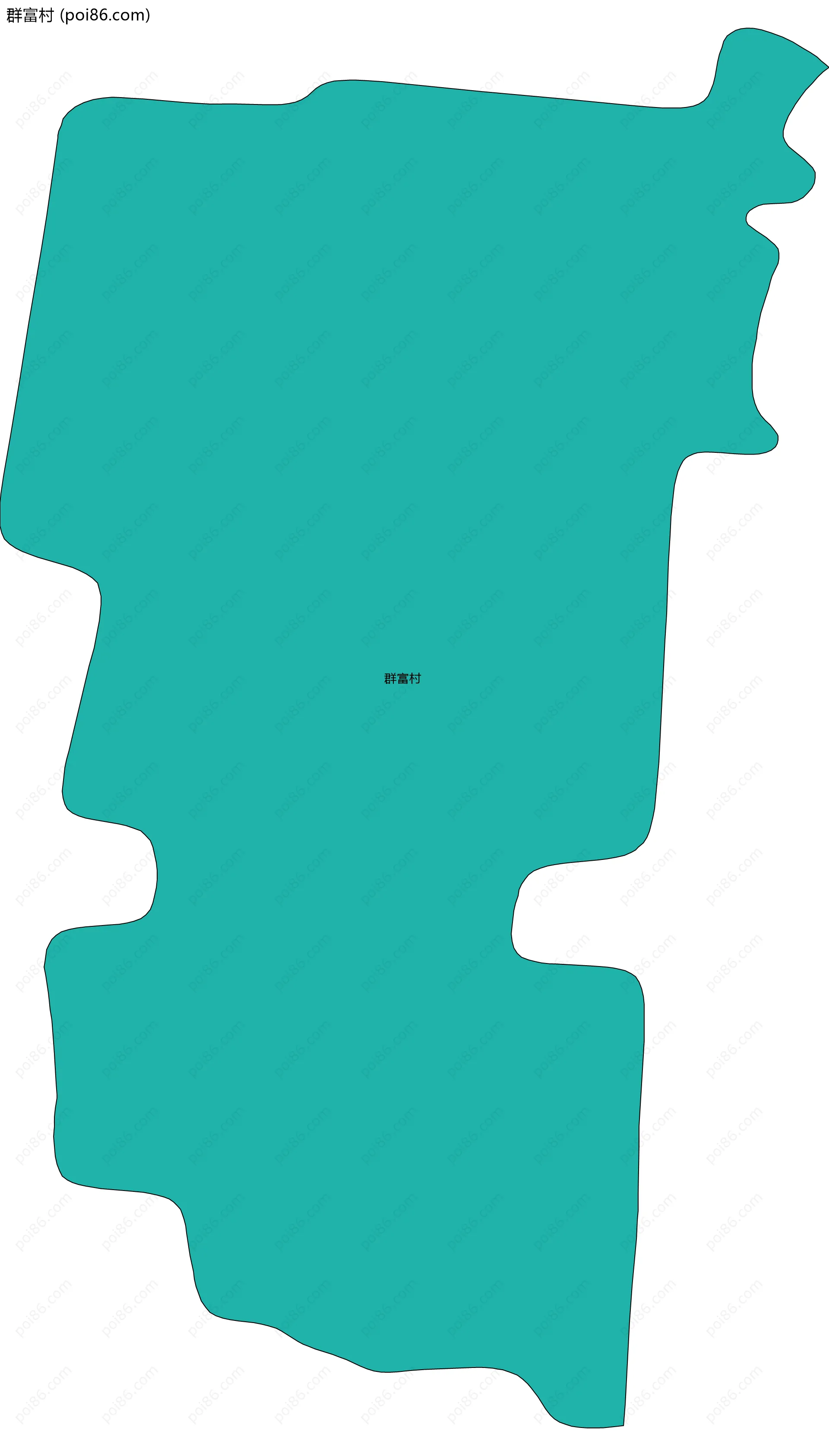 群富村边界地图