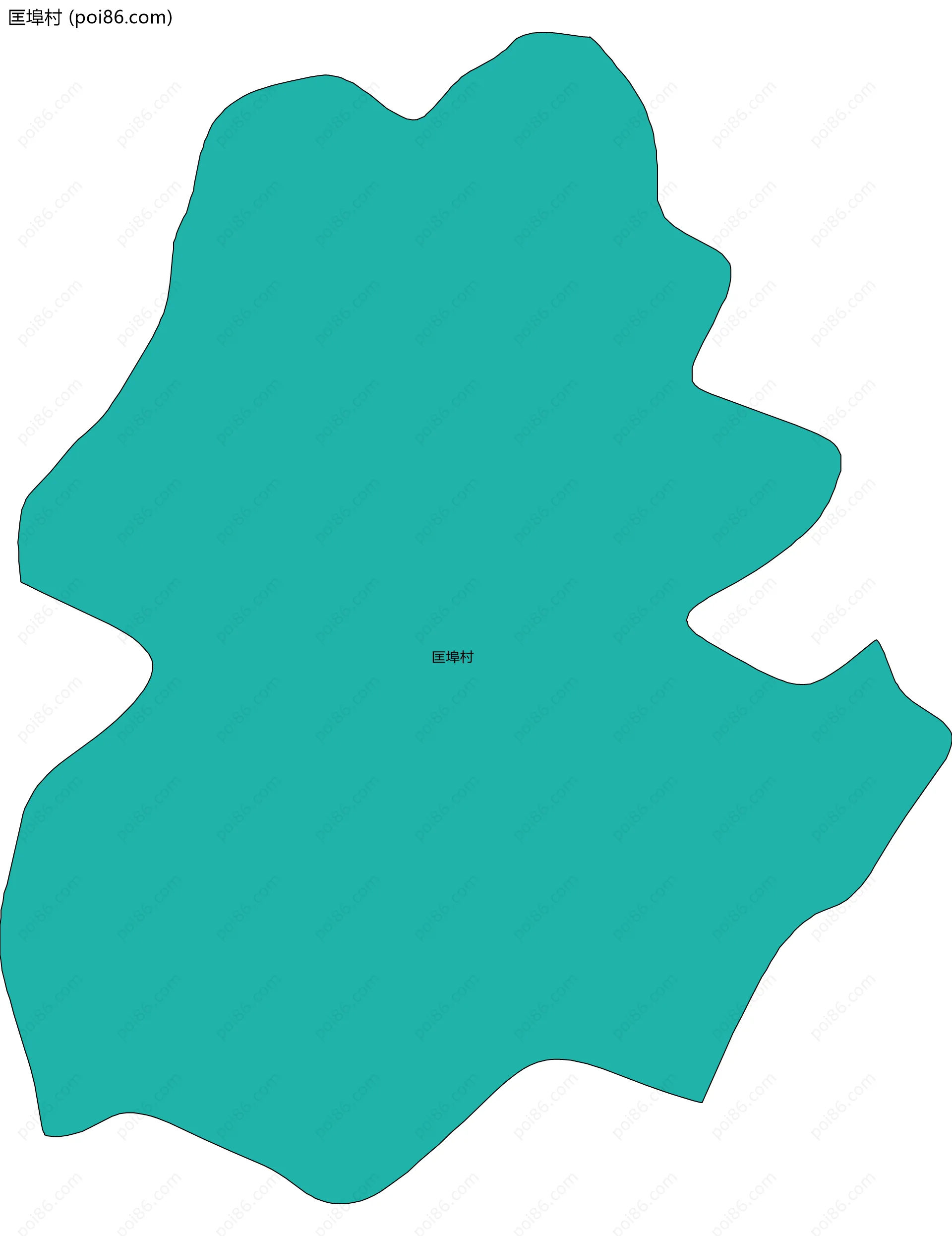 匡埠村边界地图