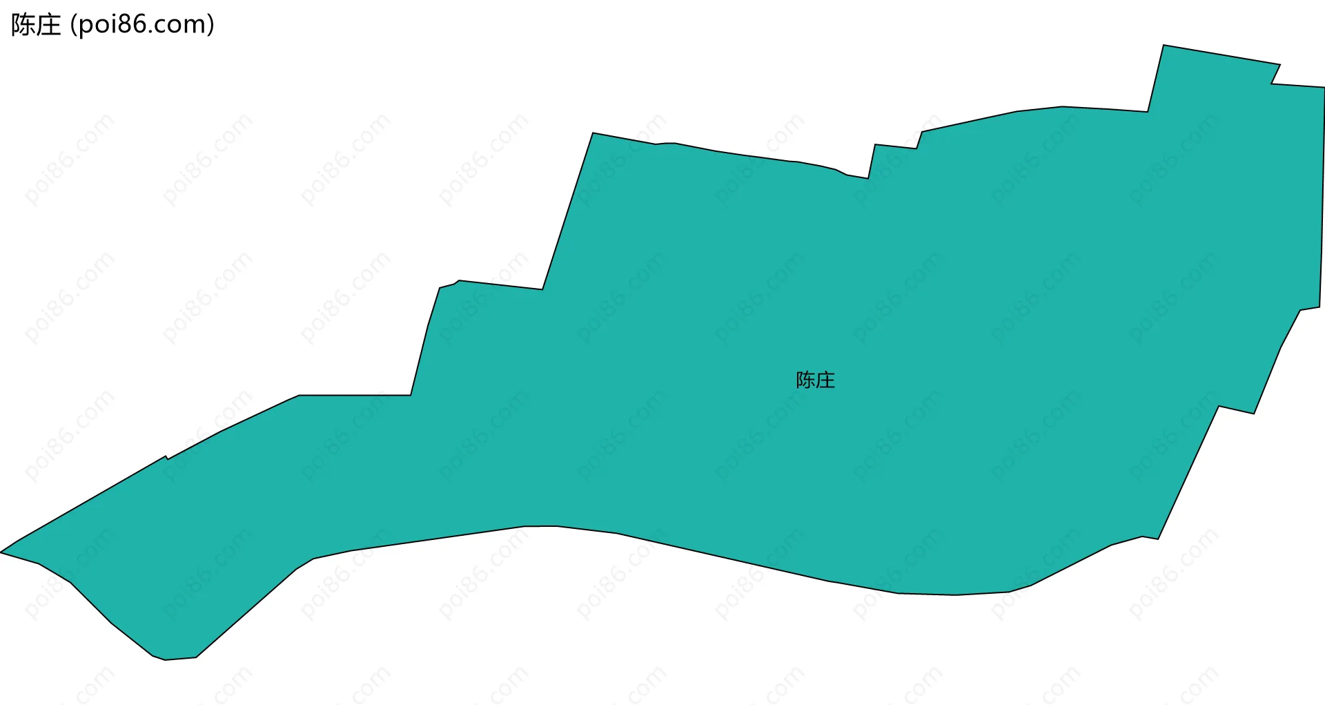 陈庄边界地图