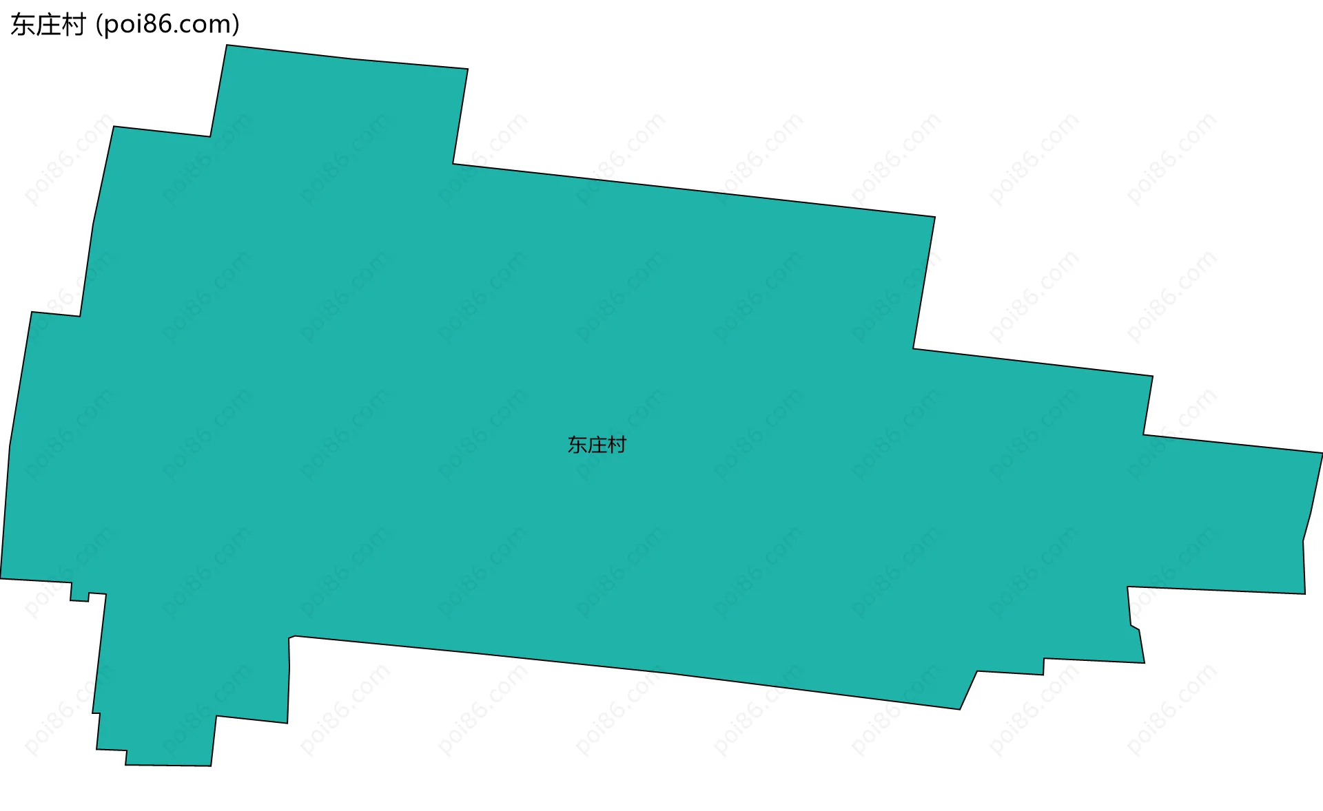 东庄村边界地图