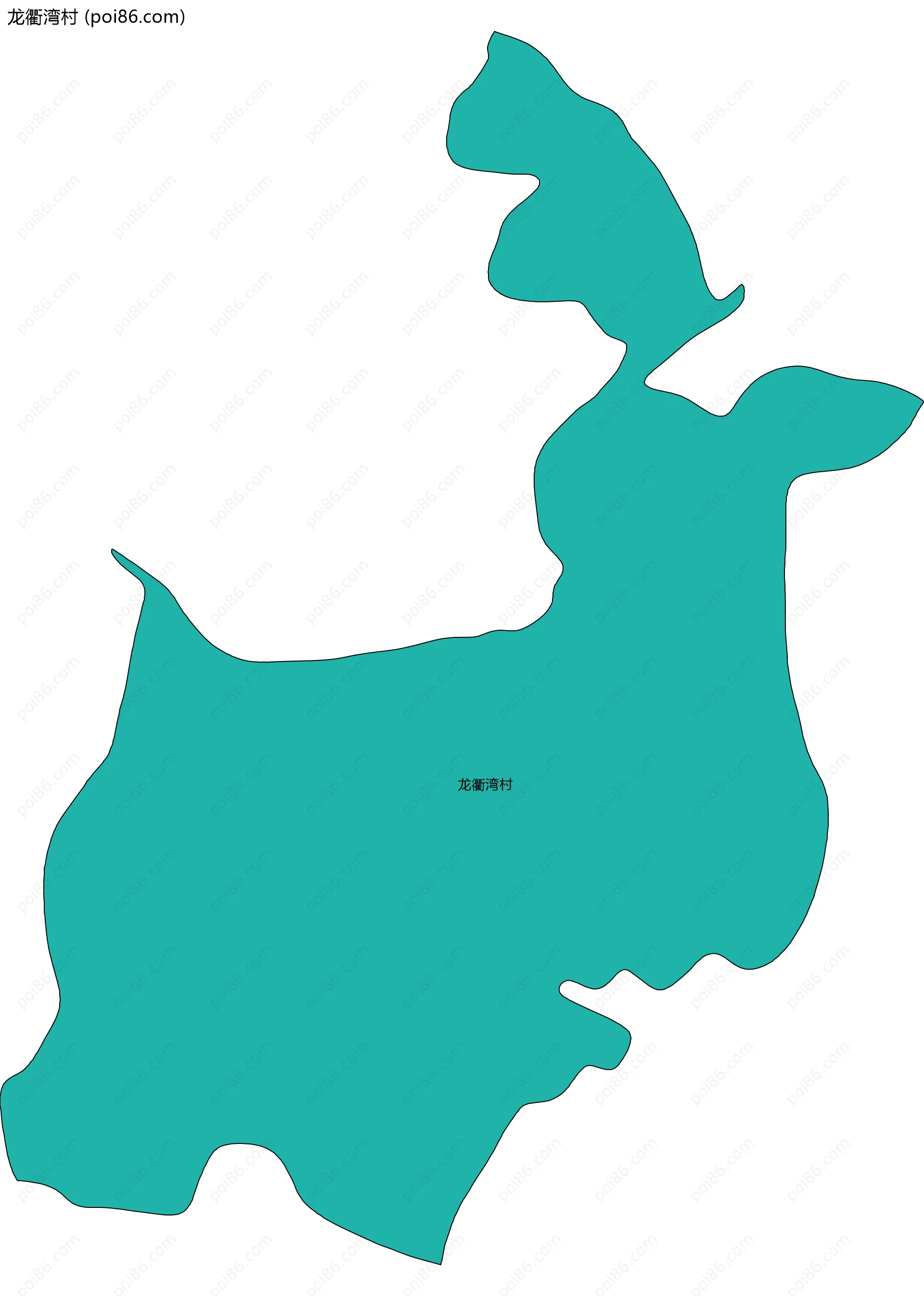 龙衢湾村边界地图