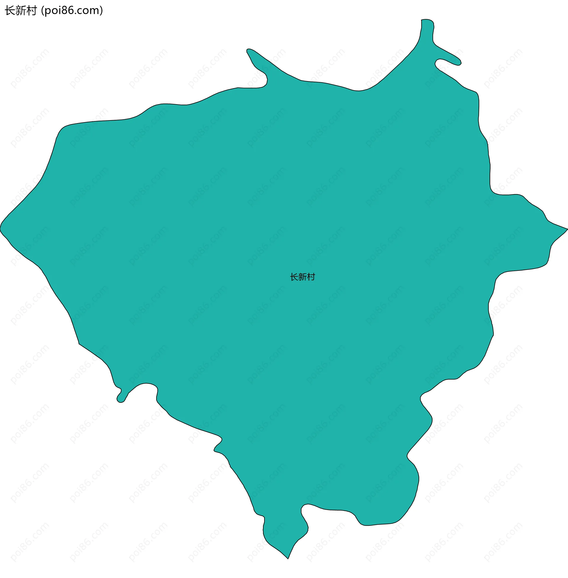 长新村边界地图
