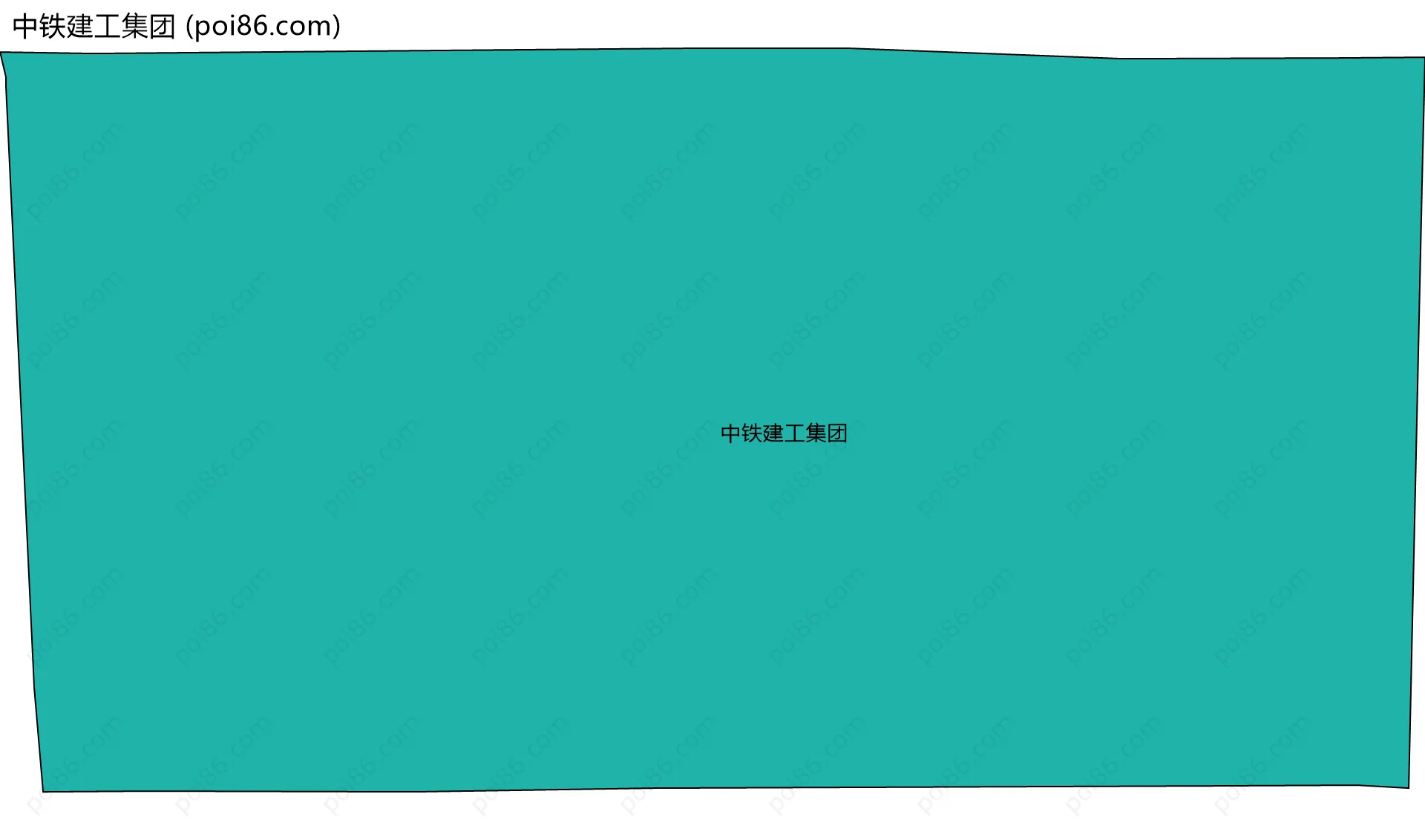 中铁建工集团边界地图