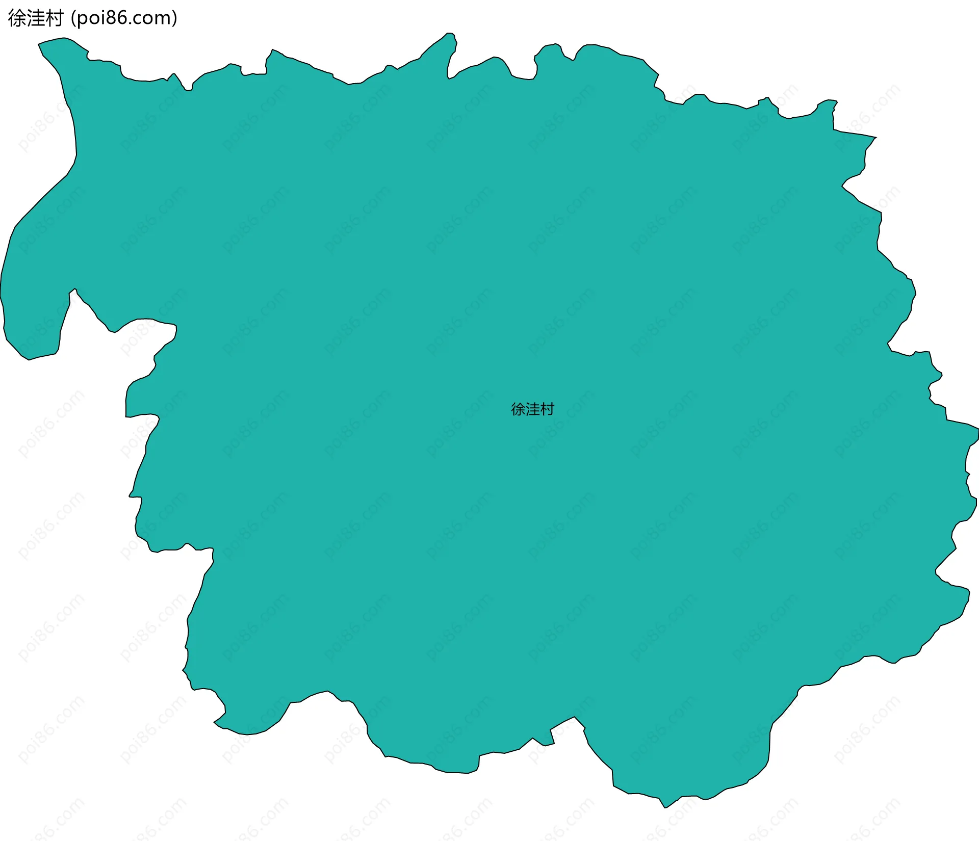 徐洼村边界地图