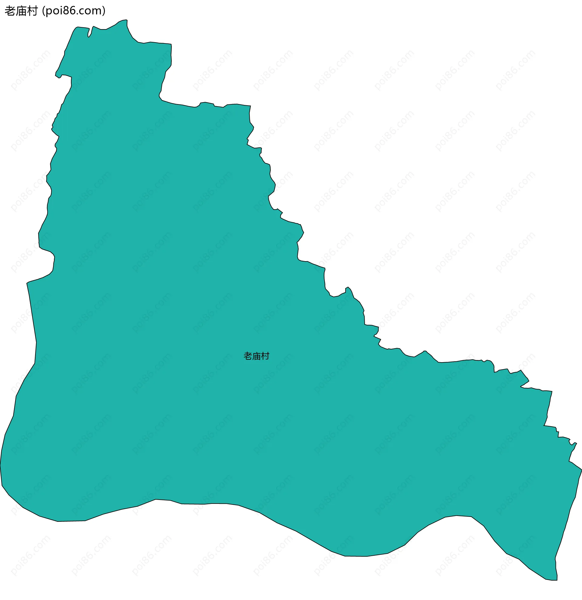 老庙村边界地图