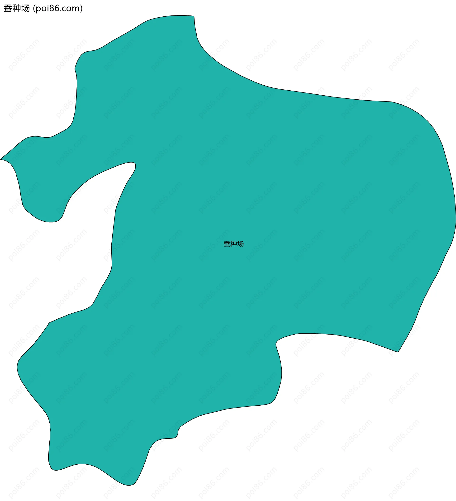 蚕种场边界地图