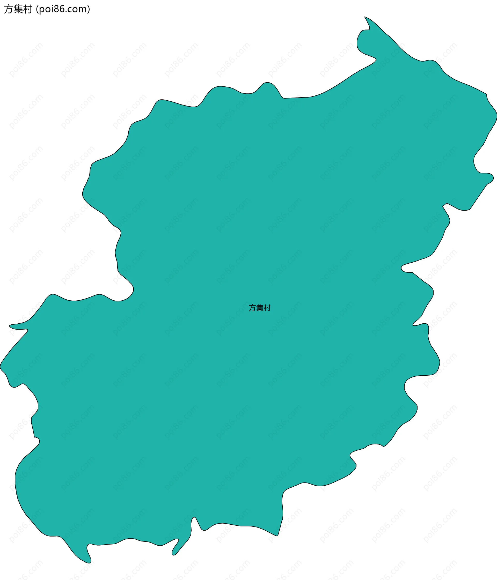 方集村边界地图