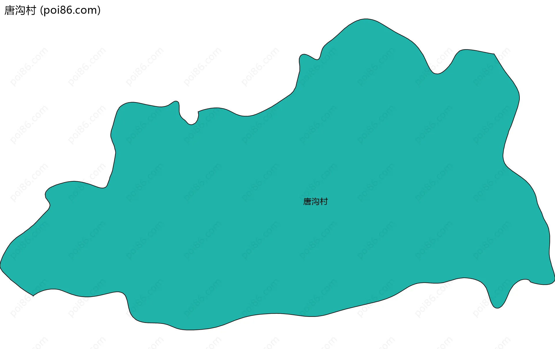 唐沟村边界地图