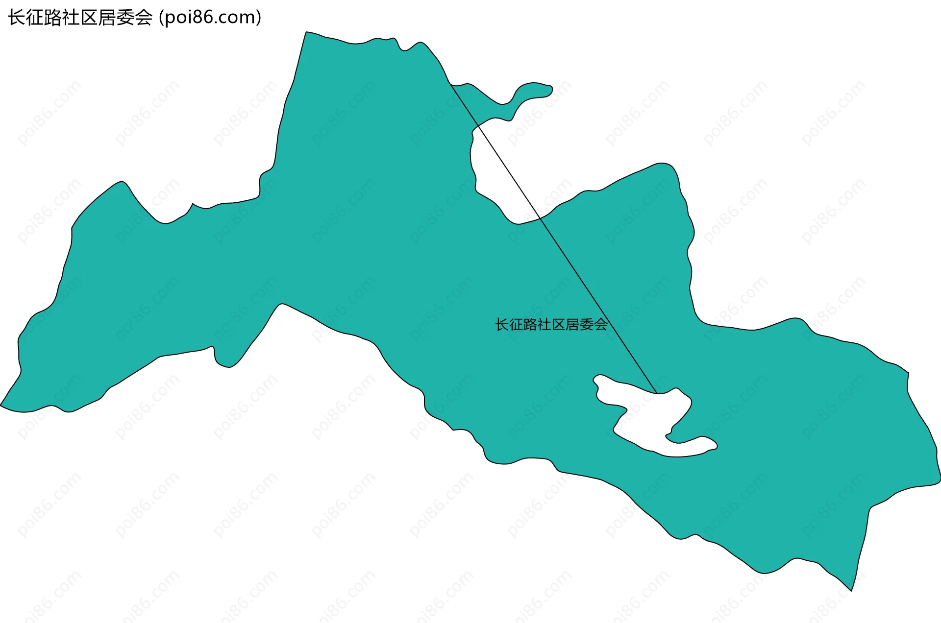 长征路社区居委会边界地图