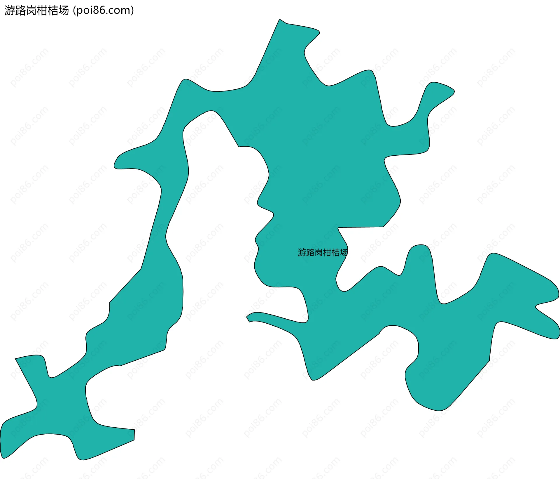 游路岗柑桔场边界地图