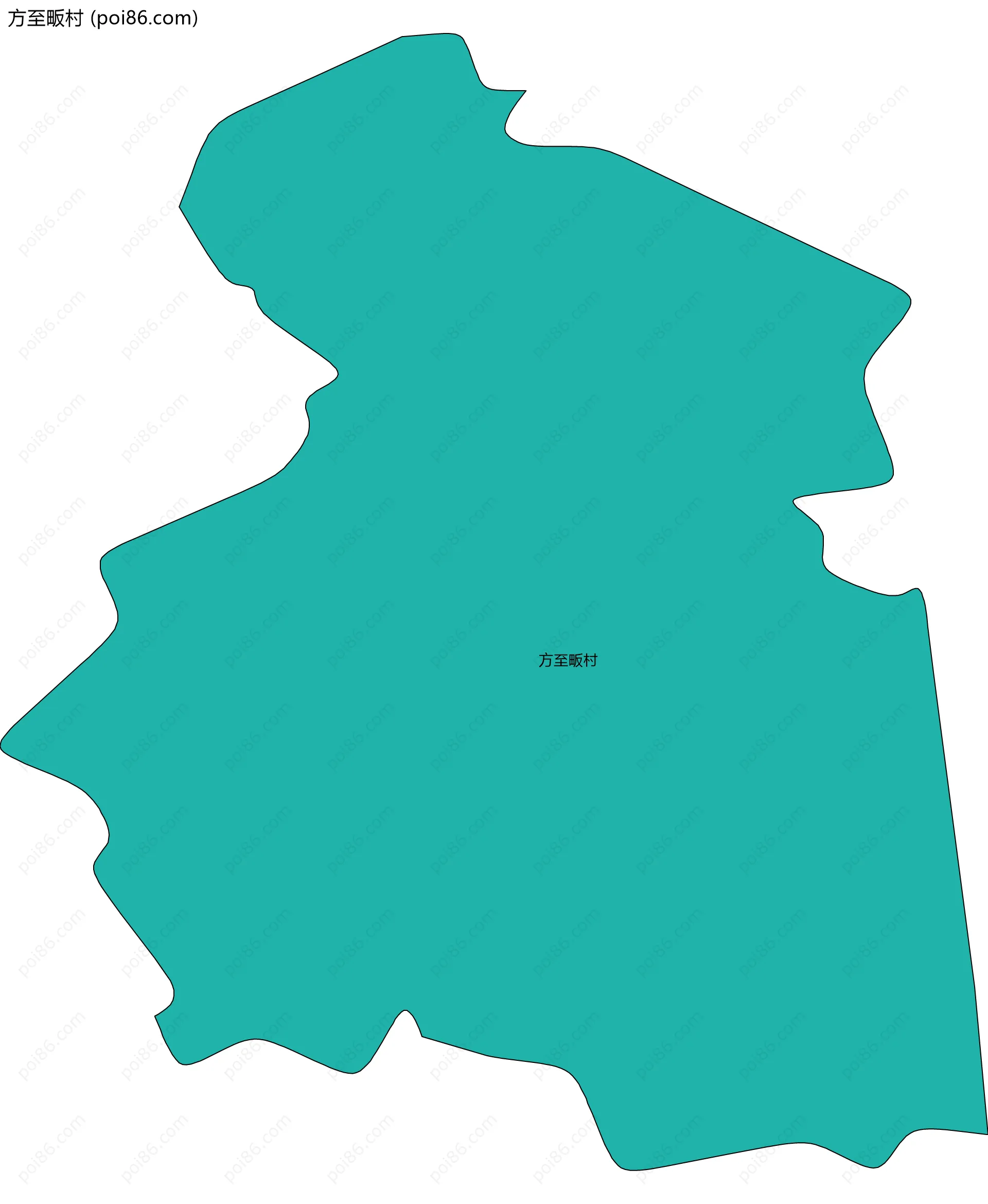 方至畈村边界地图