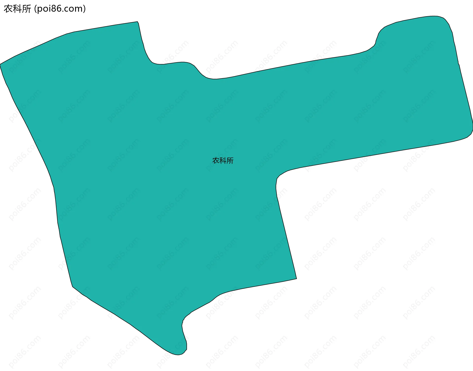 农科所边界地图