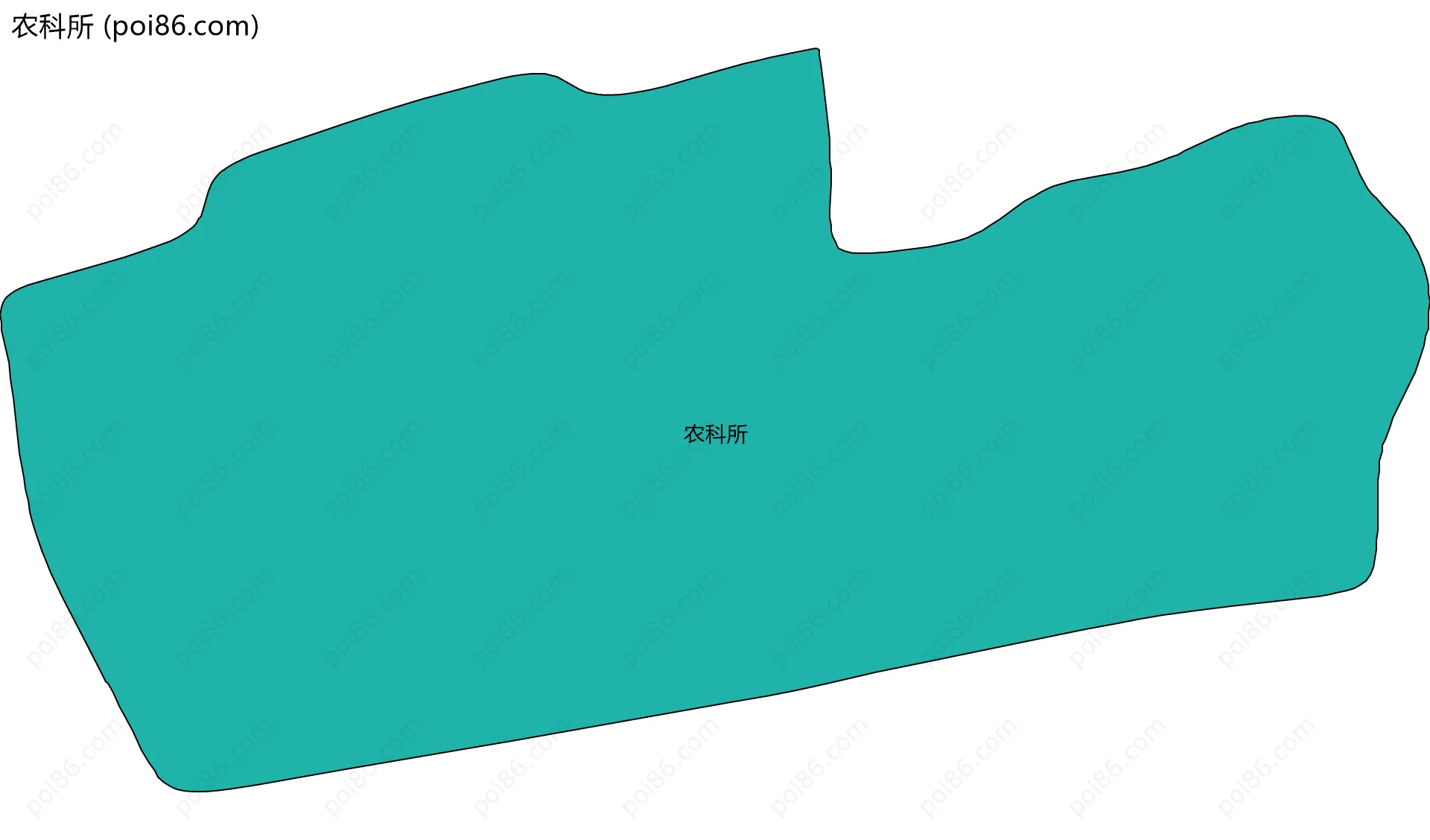 农科所边界地图