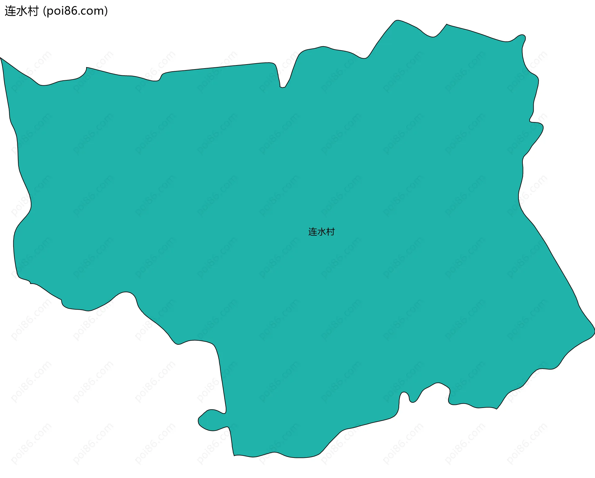 连水村边界地图