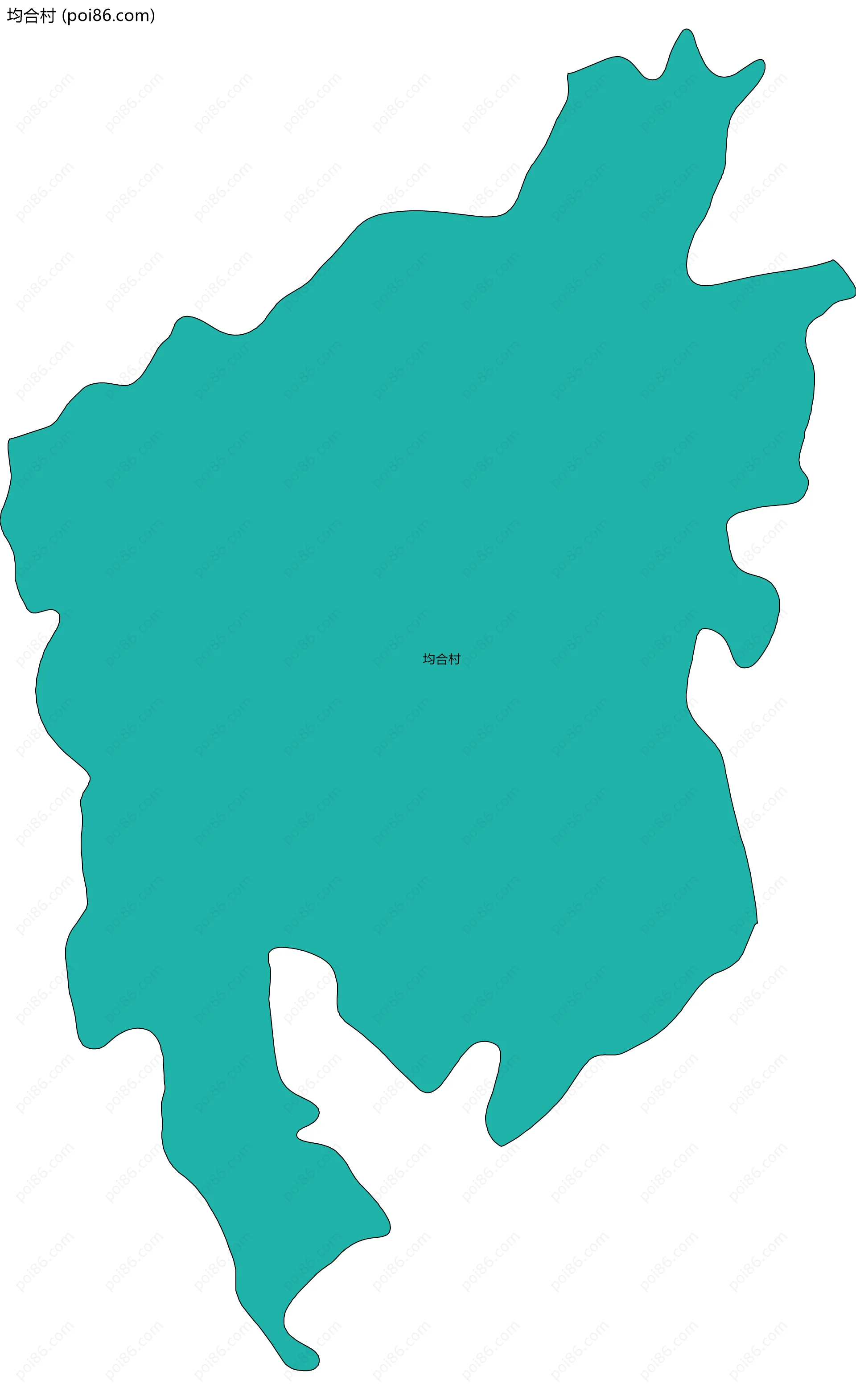 均合村边界地图