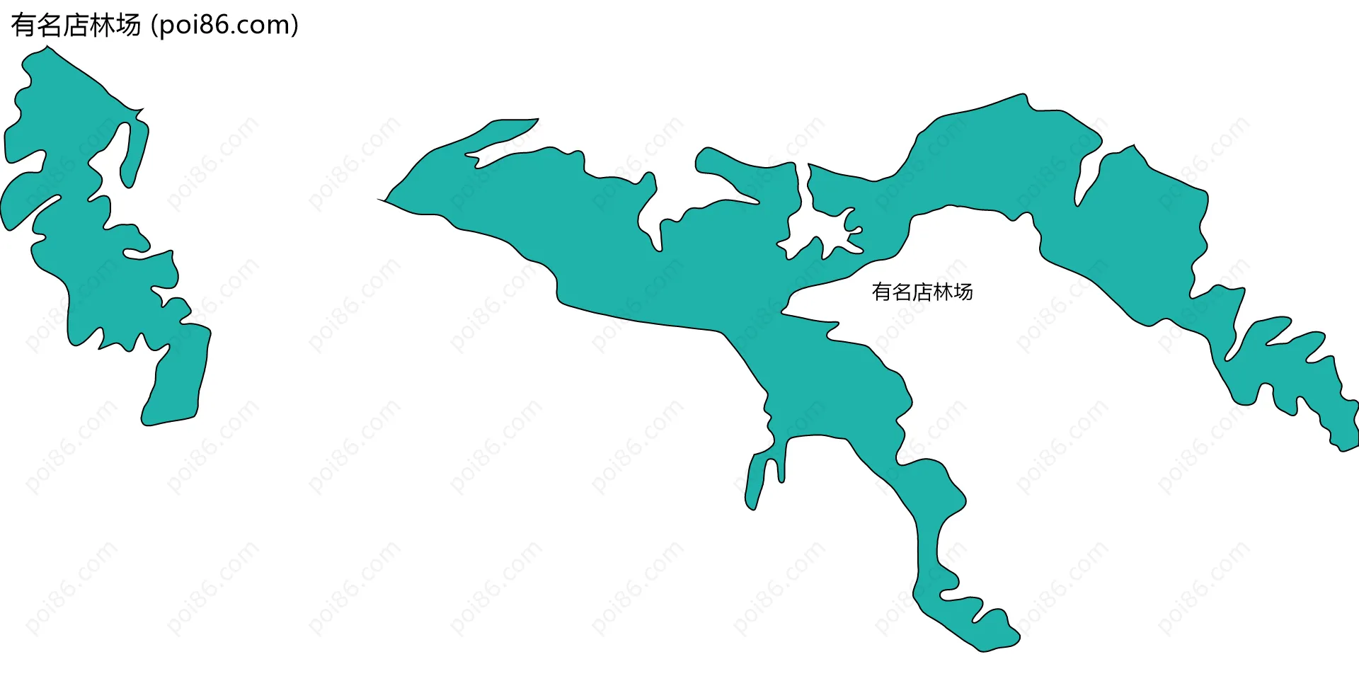 有名店林场边界地图