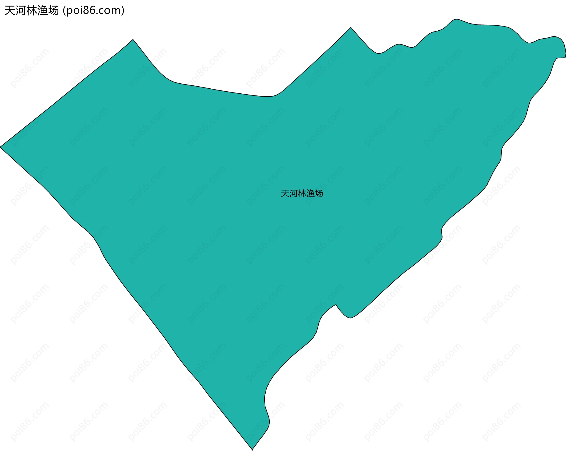 天河林渔场边界地图