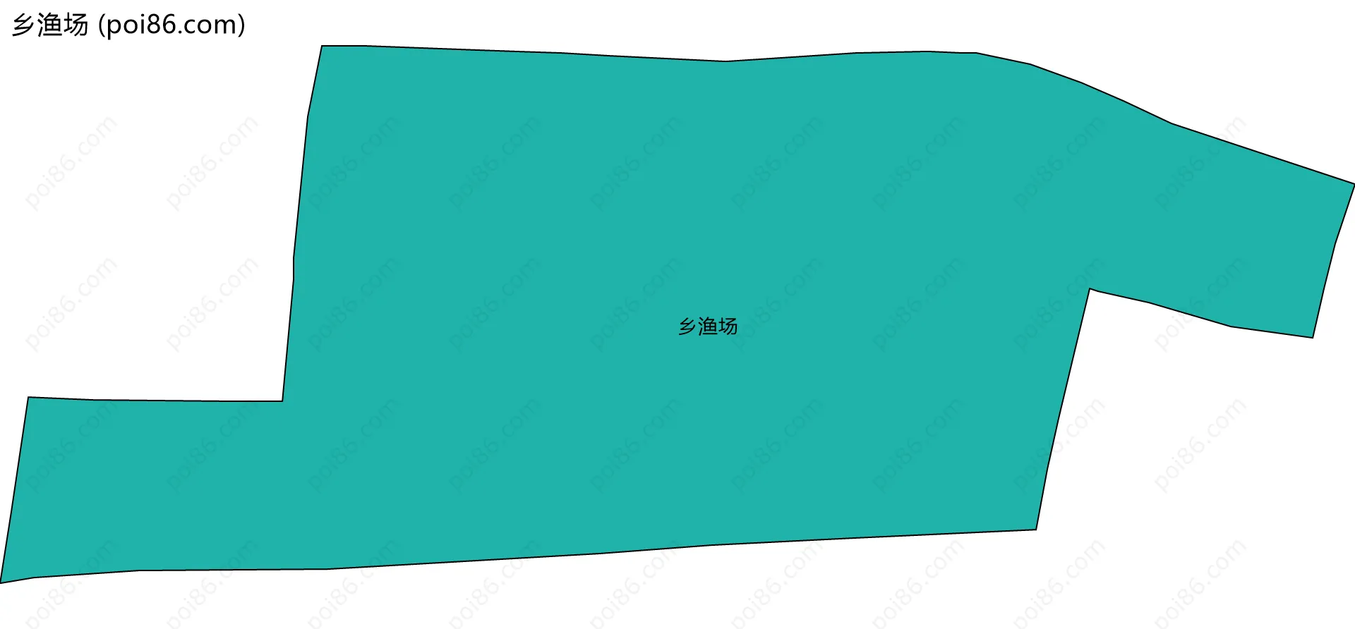 乡渔场边界地图