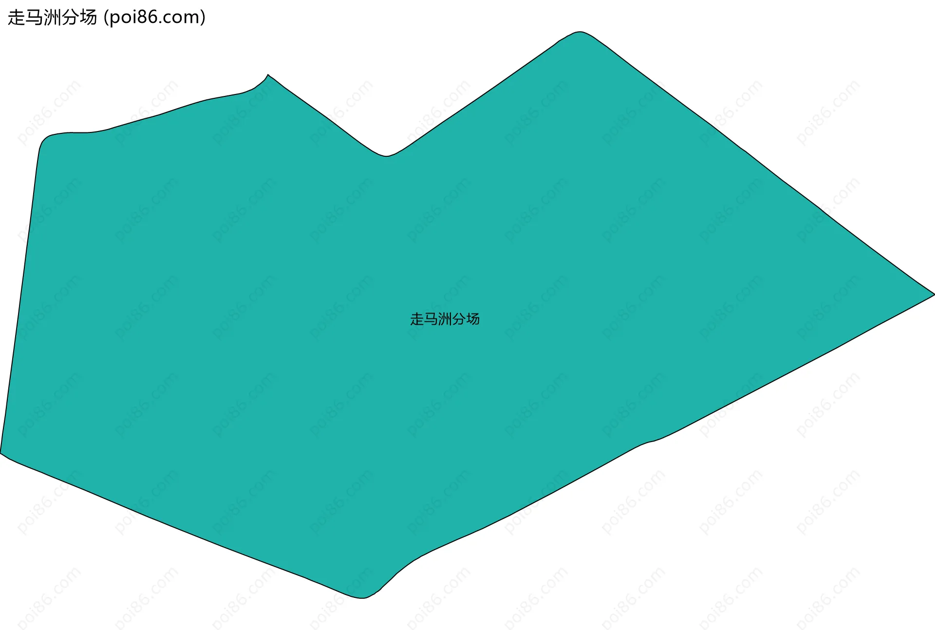 走马洲分场边界地图