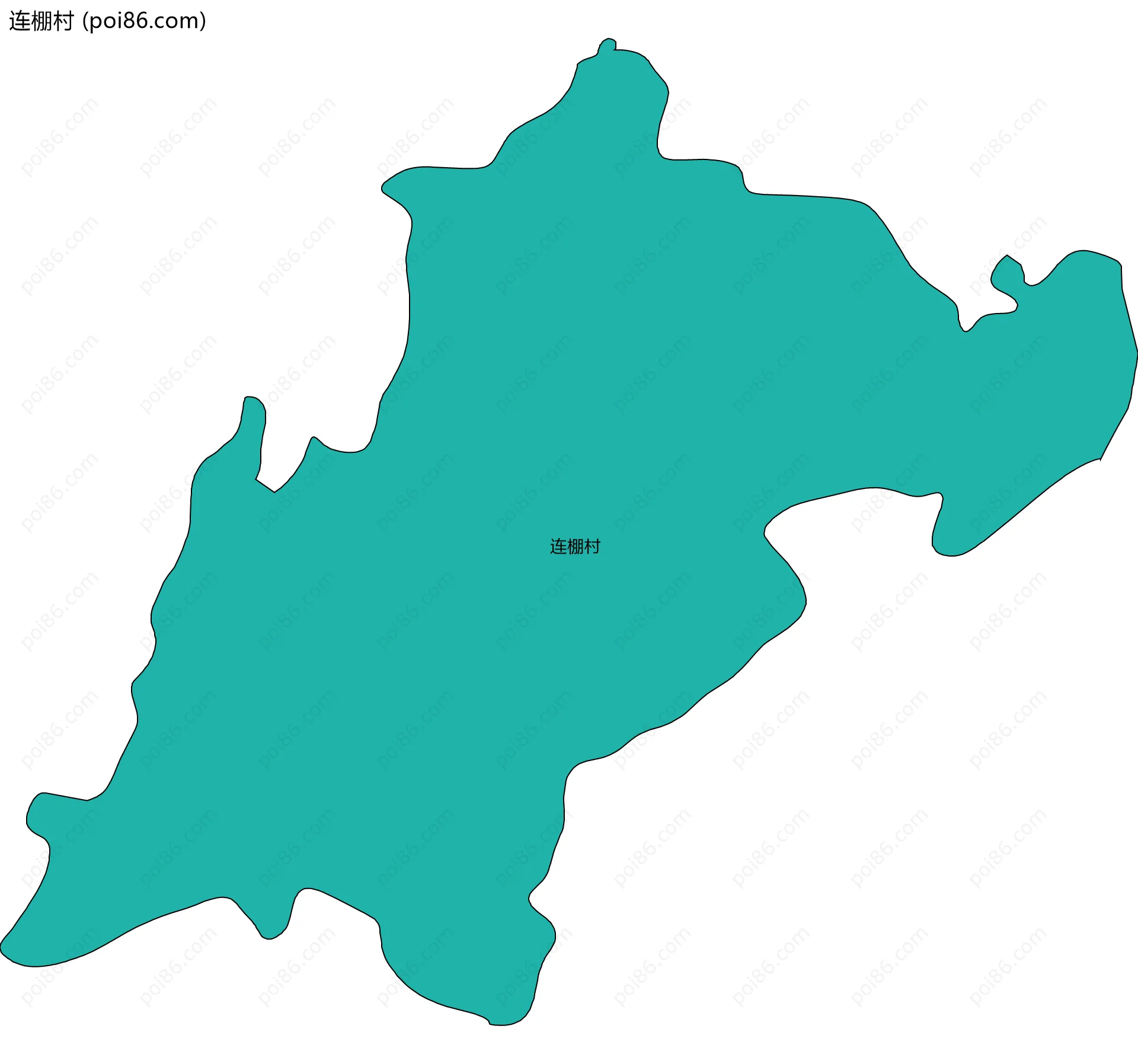 连棚村边界地图