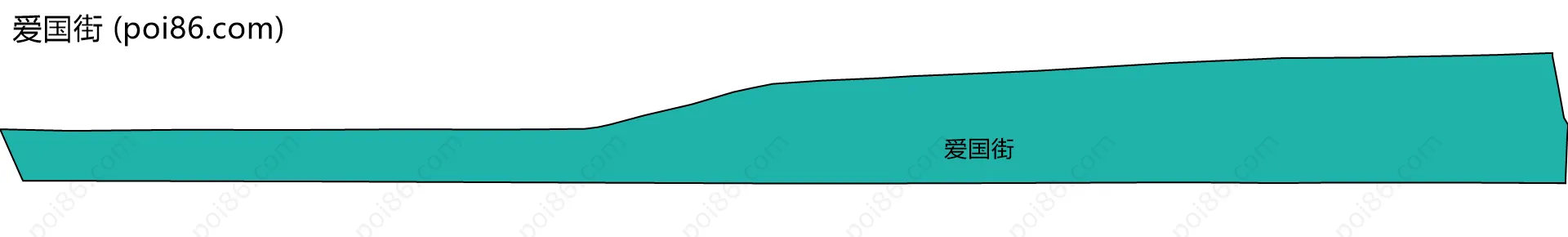爱国街边界地图