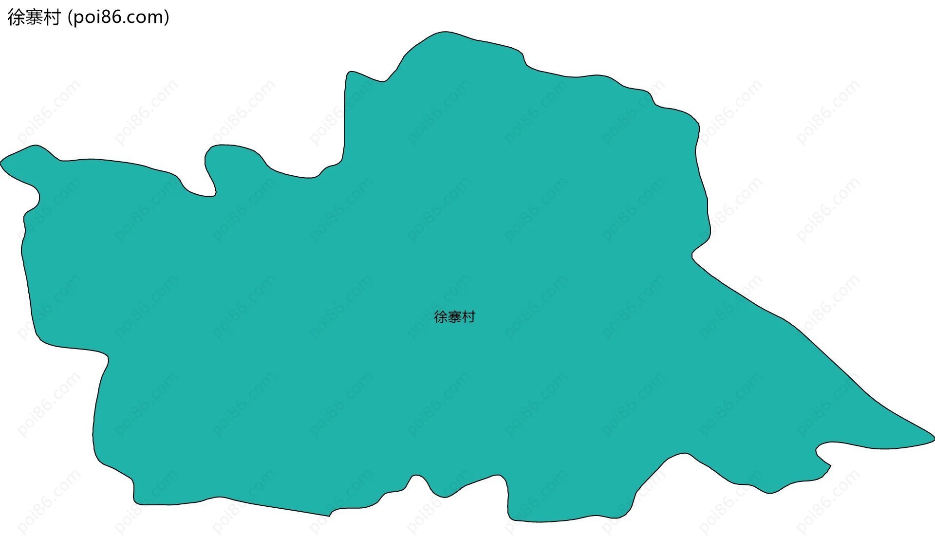 徐寨村边界地图