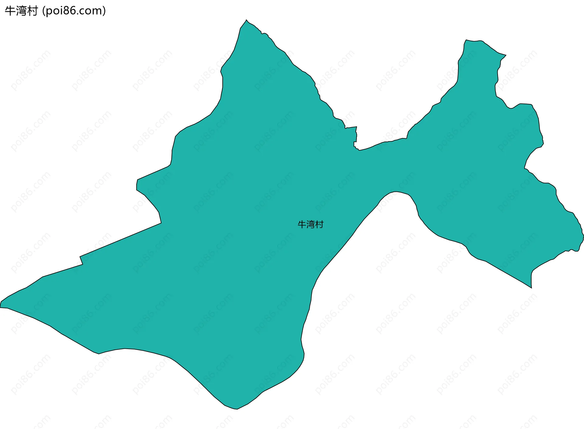 牛湾村边界地图