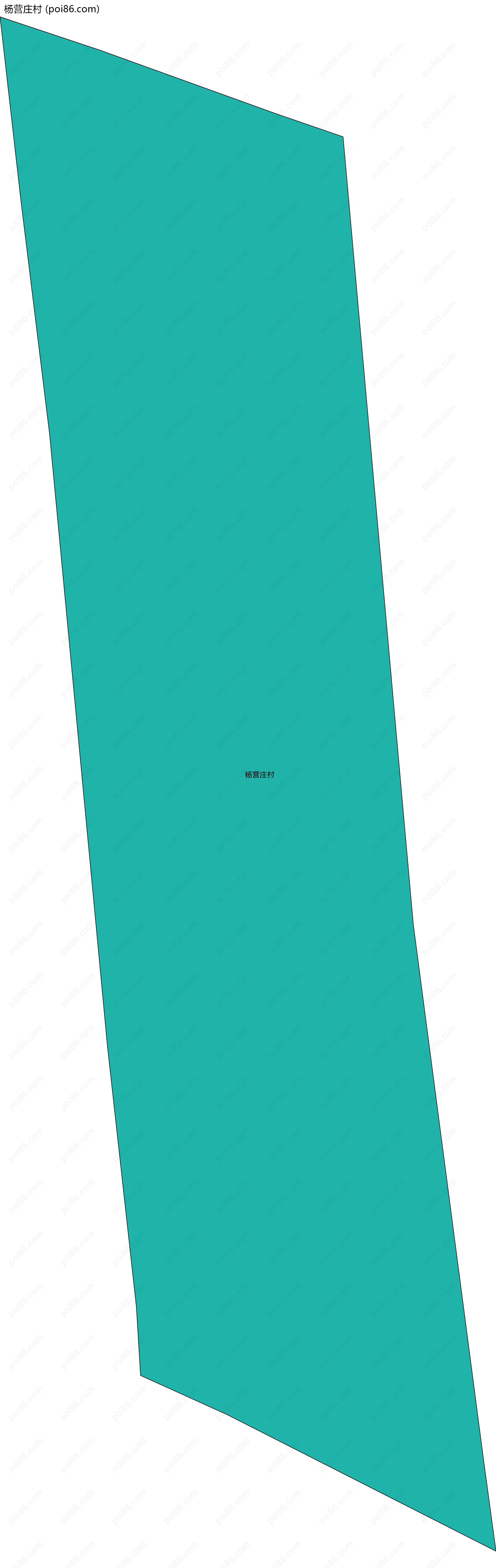 杨营庄村边界地图