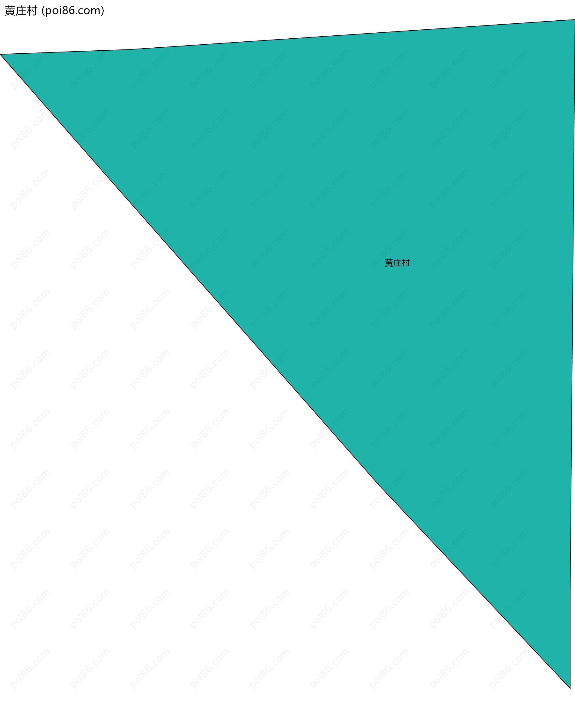 黄庄村边界地图