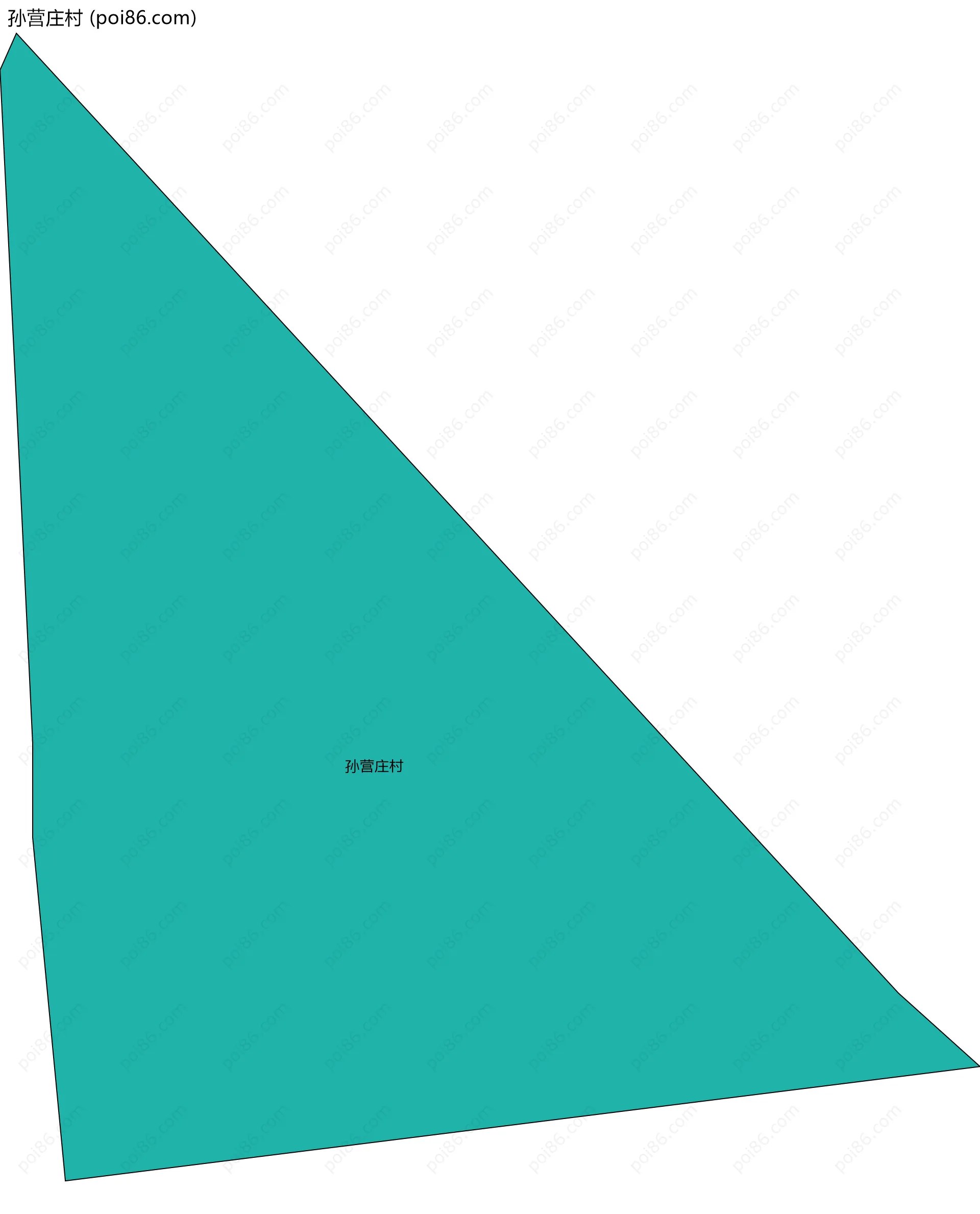 孙营庄村边界地图