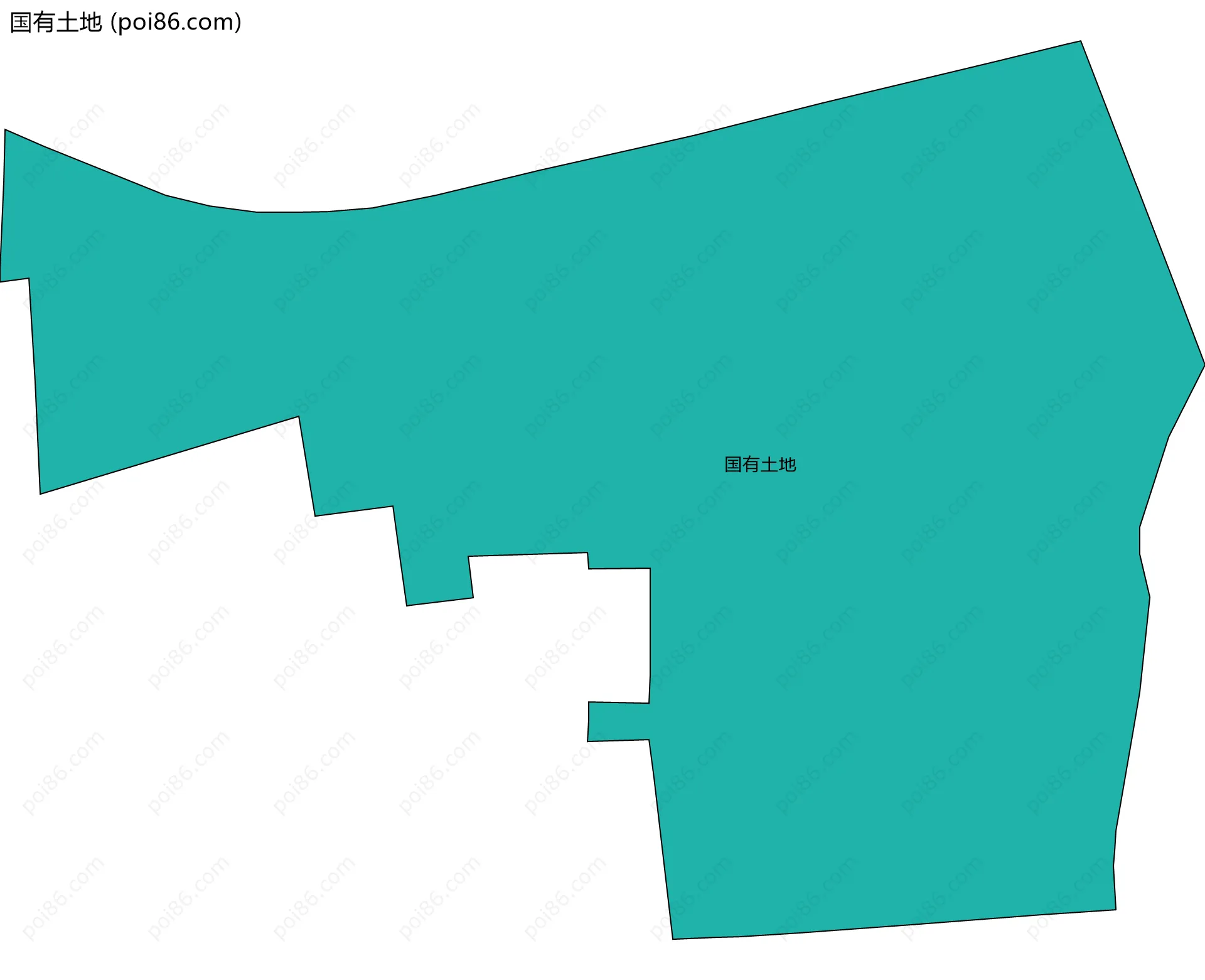 国有土地边界地图
