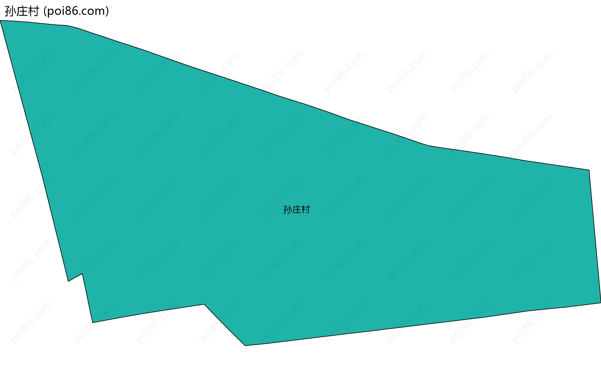 孙庄村边界地图