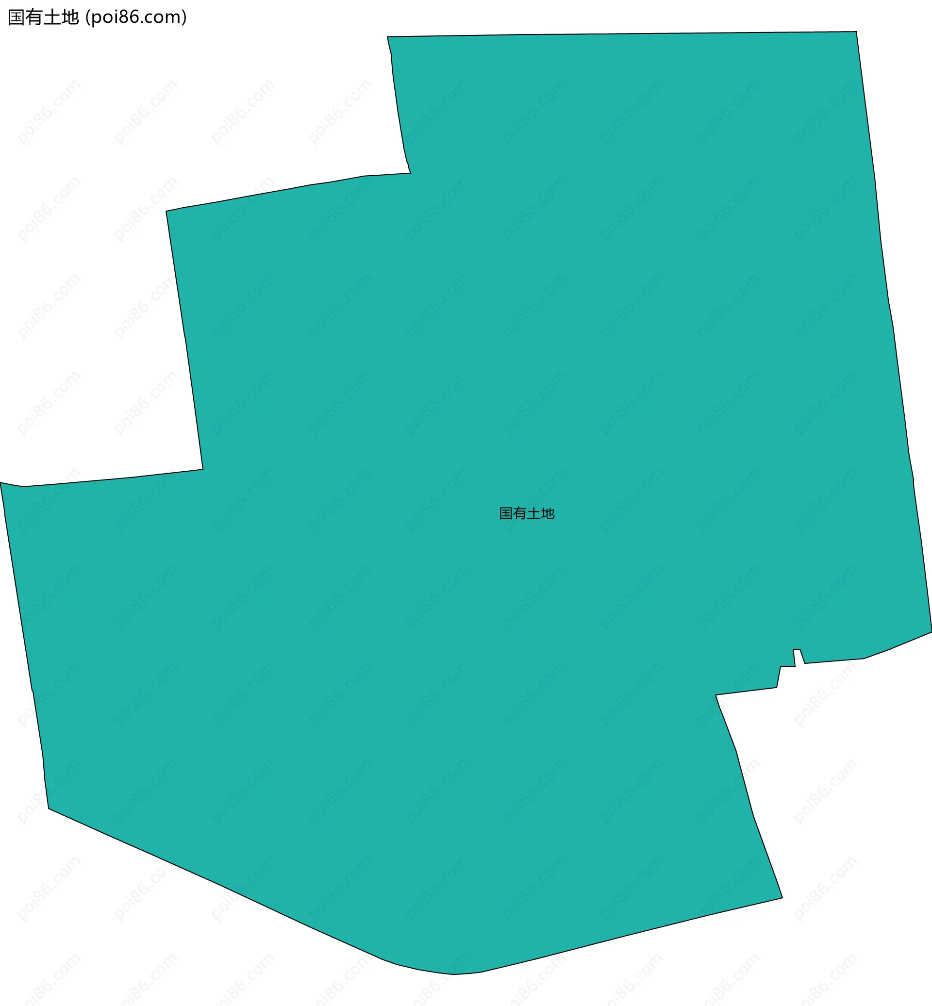 国有土地边界地图