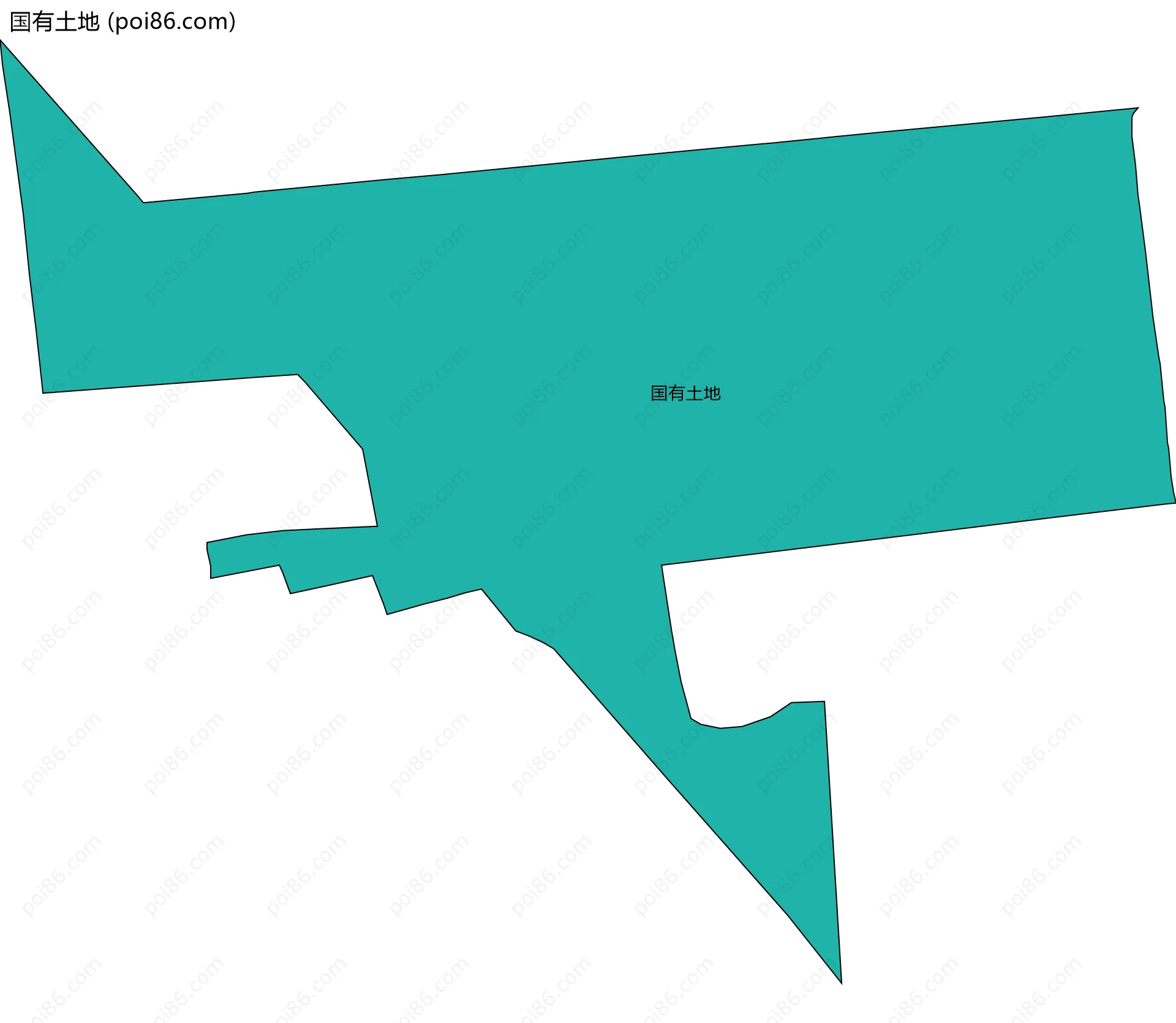 国有土地边界地图