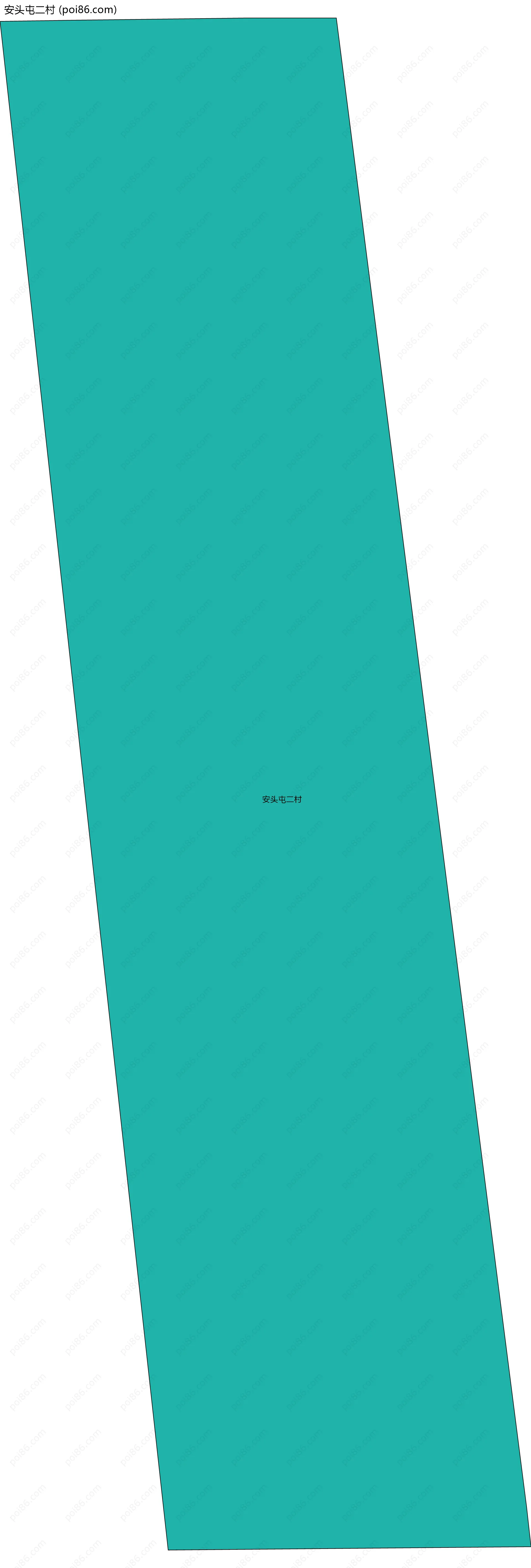 安头屯二村边界地图