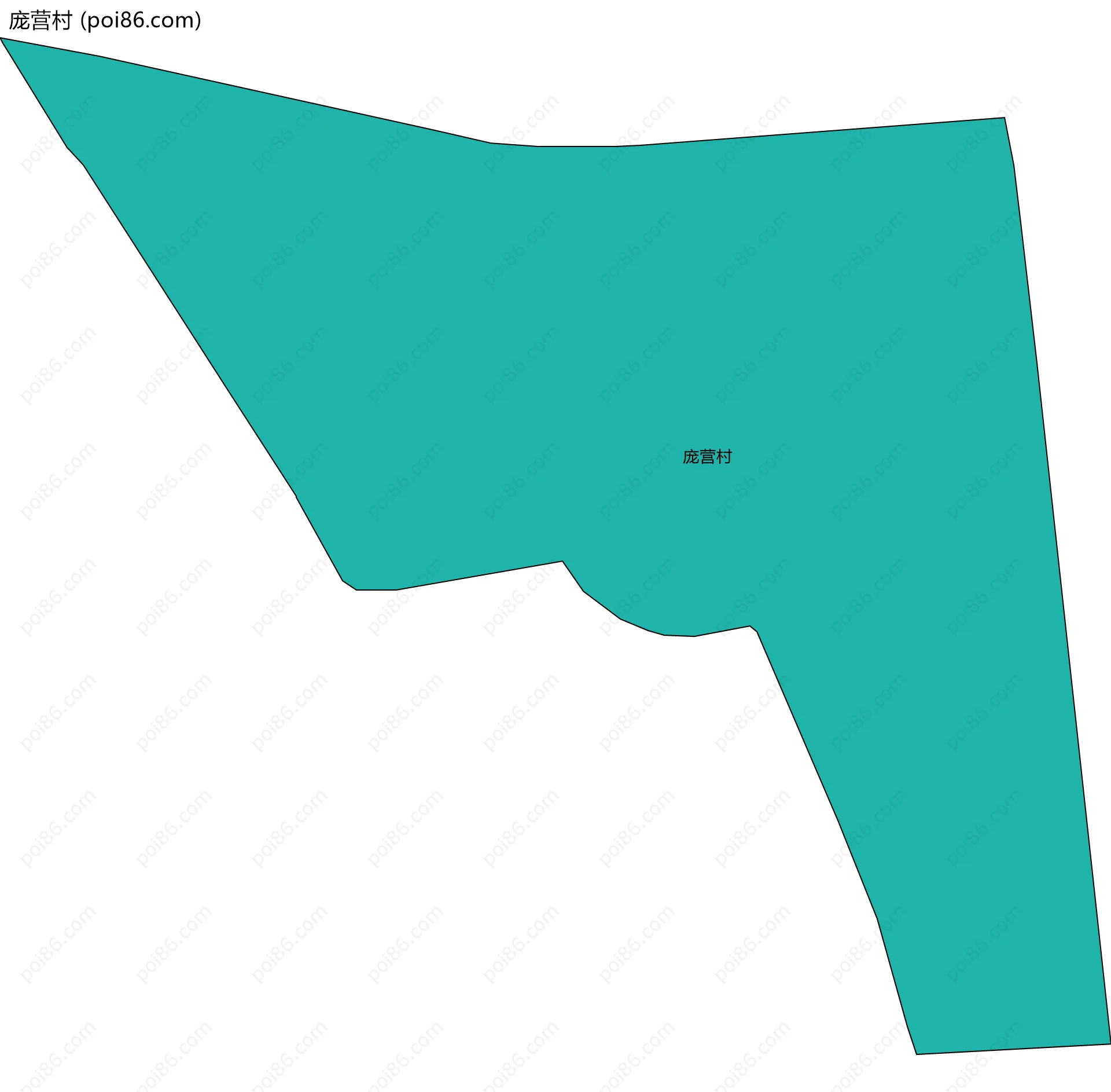 庞营村边界地图
