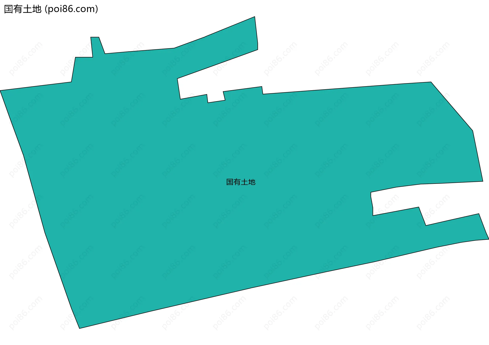 国有土地边界地图