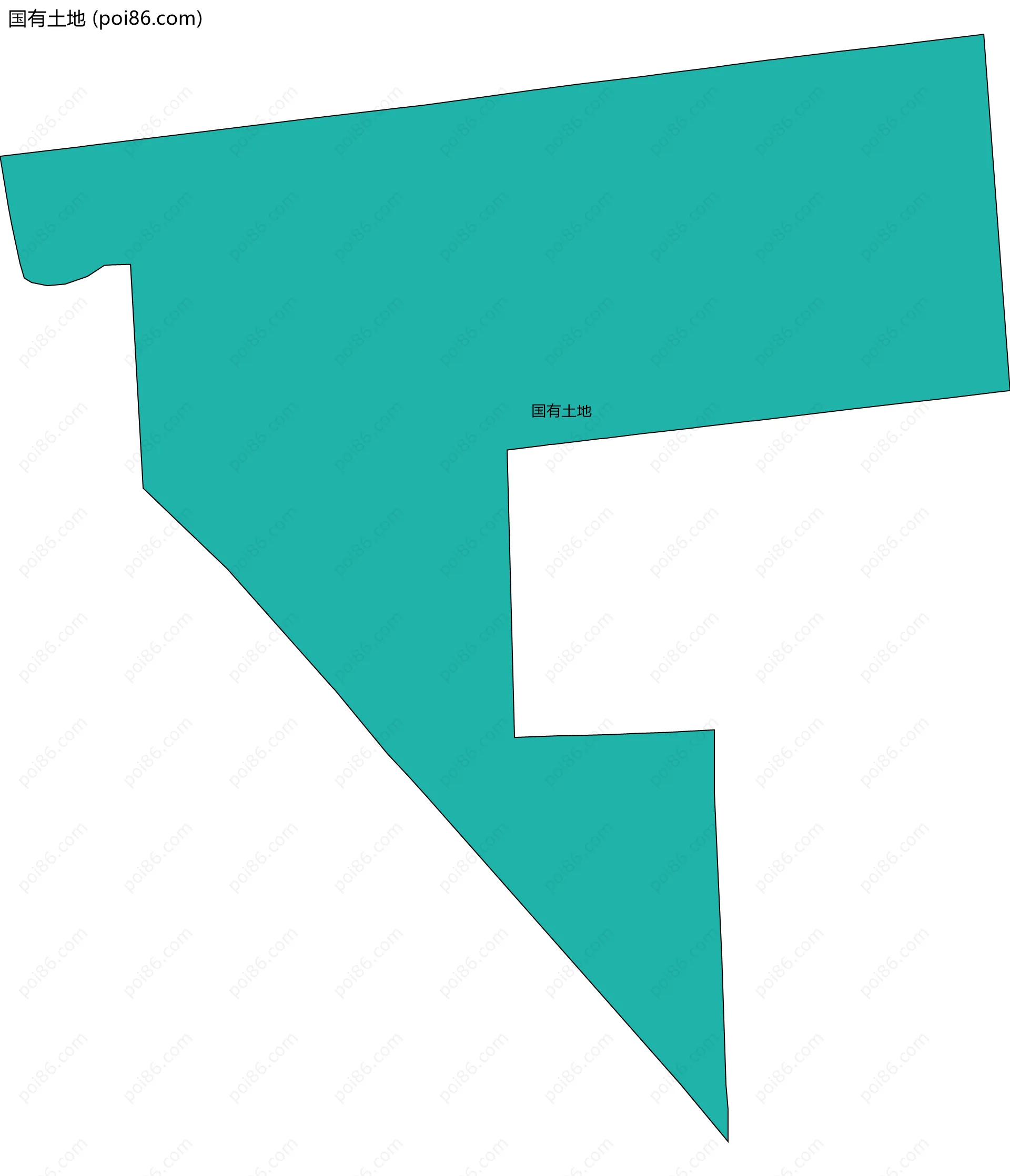 国有土地边界地图