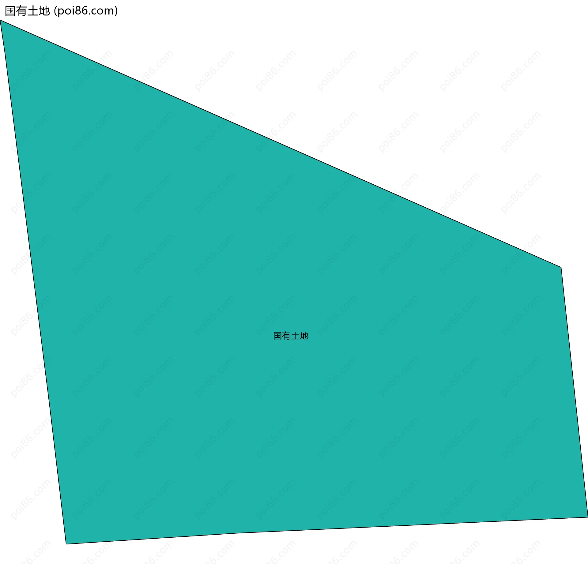 国有土地边界地图