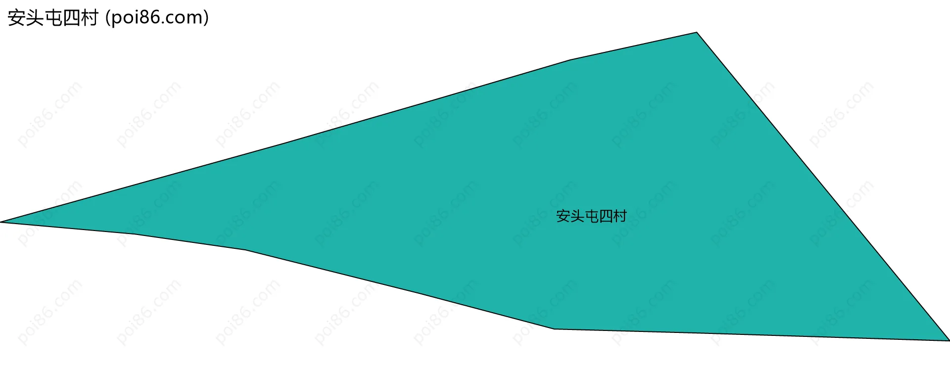 安头屯四村边界地图