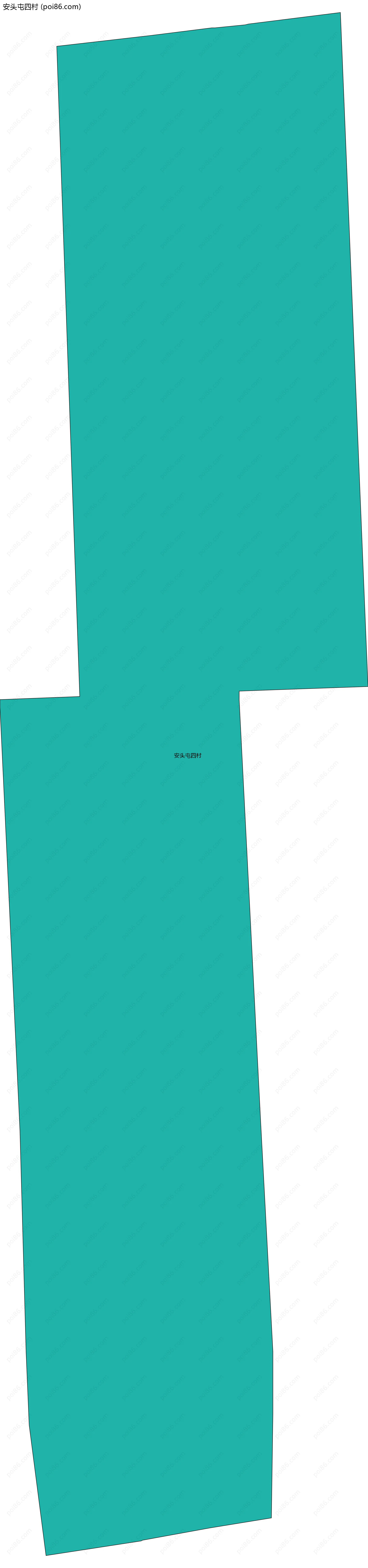 安头屯四村边界地图