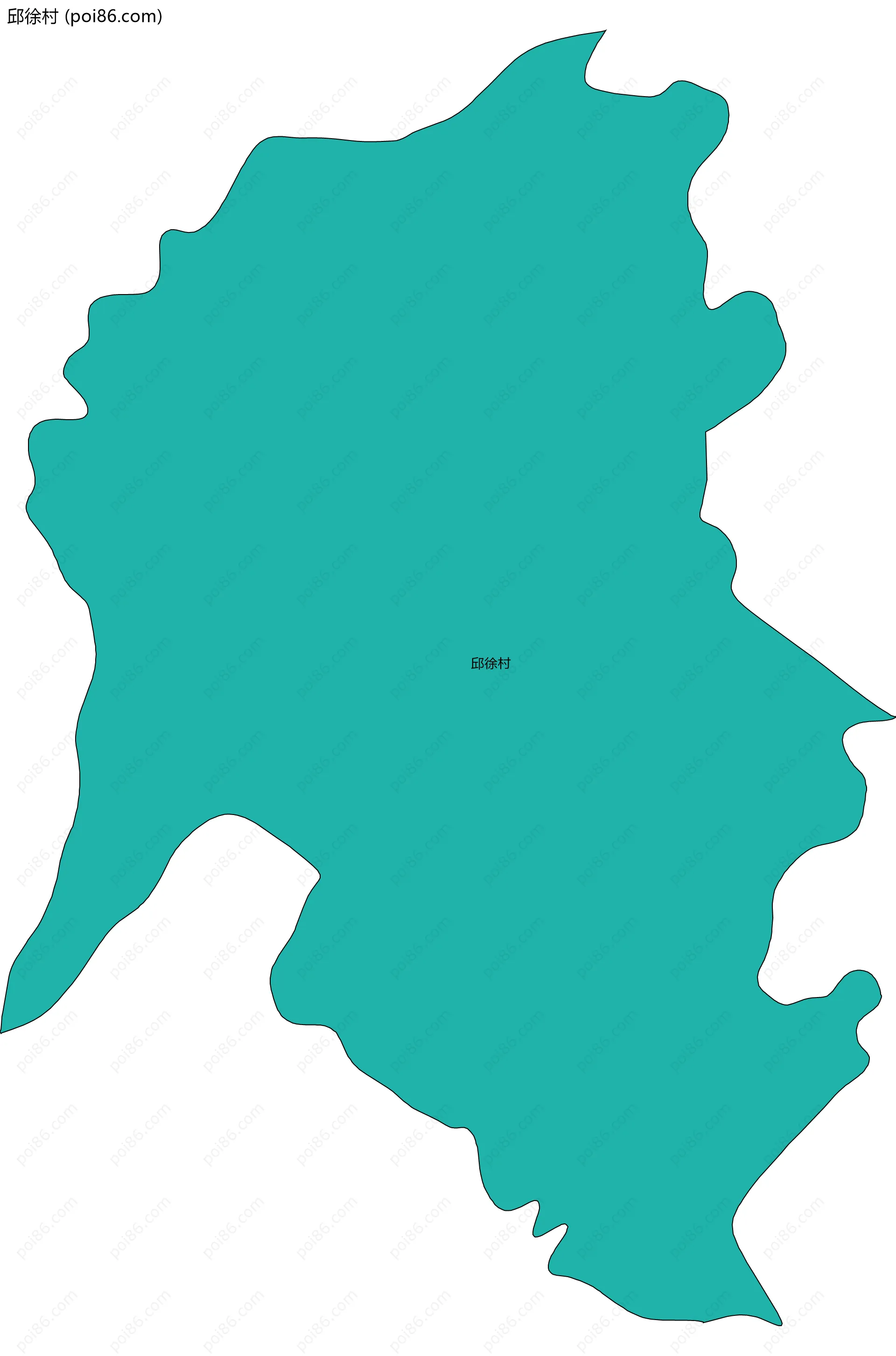 邱徐村边界地图